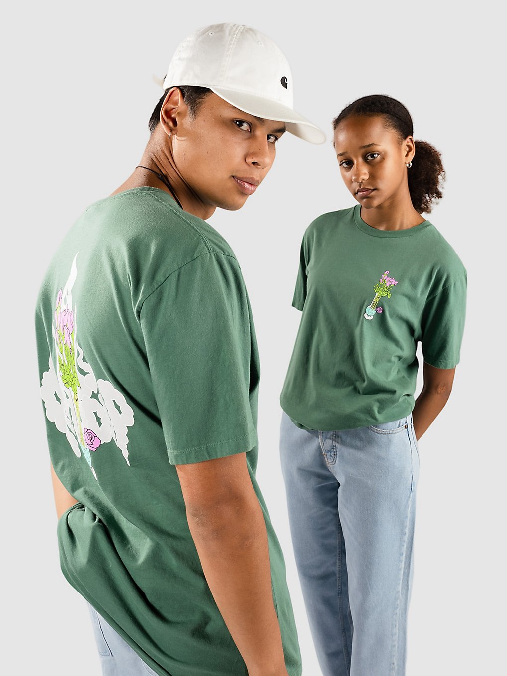 RIPNDIP Flower Vase T-Shirt groen
