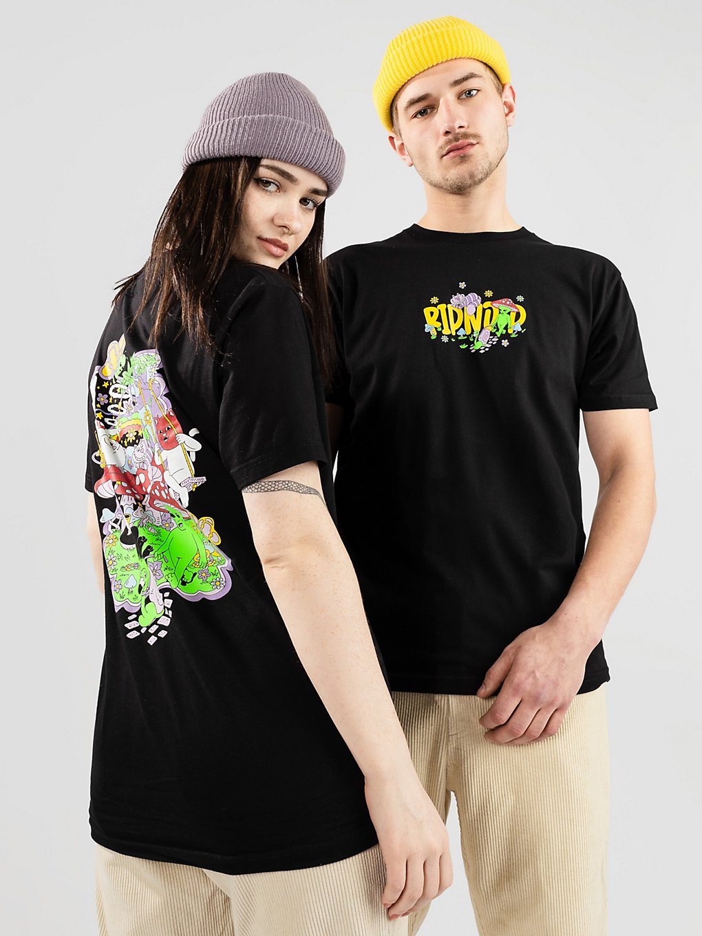 RIPNDIP Rabbit Hole T-Shirt zwart