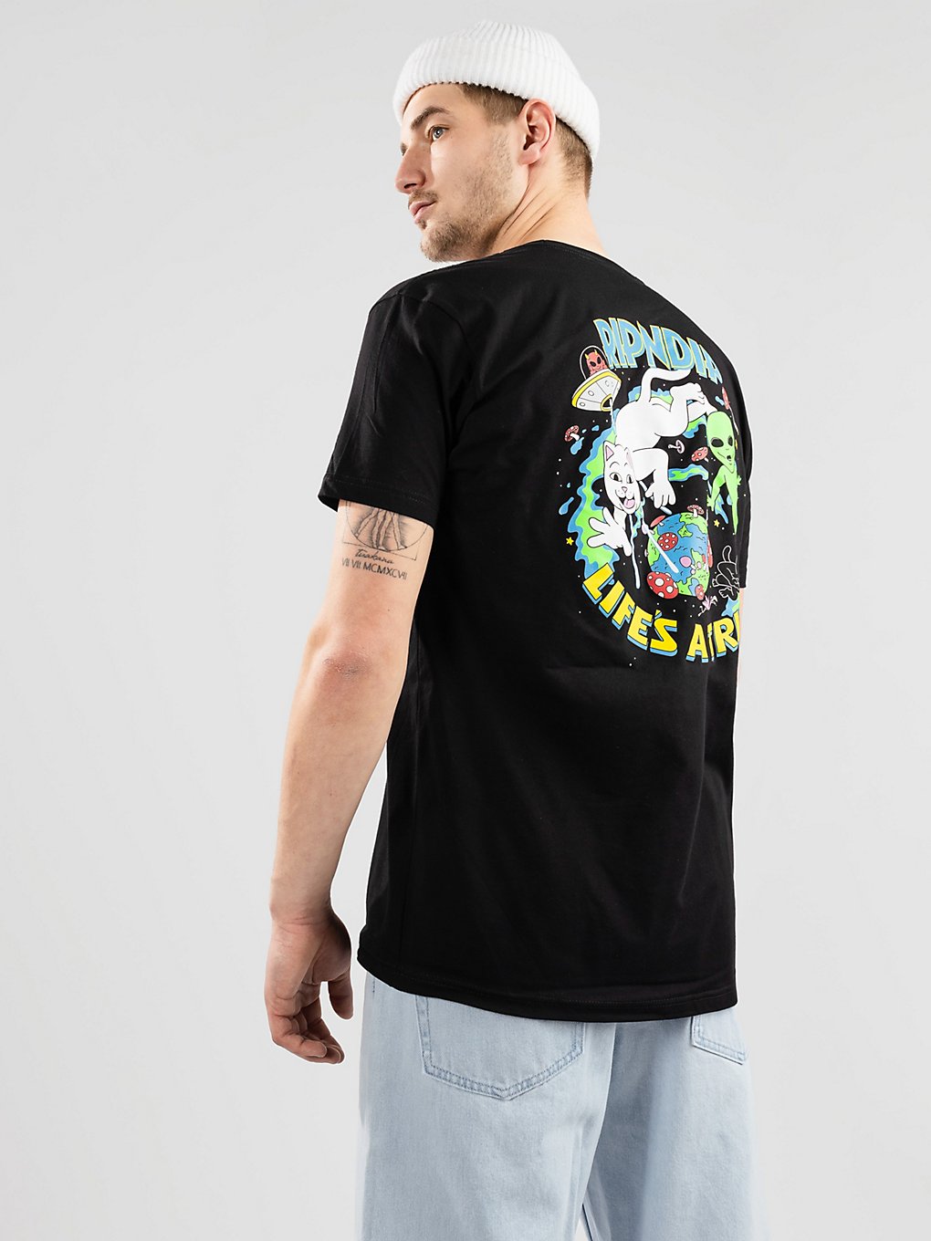 RIPNDIP 4Th Dimension T-Shirt zwart