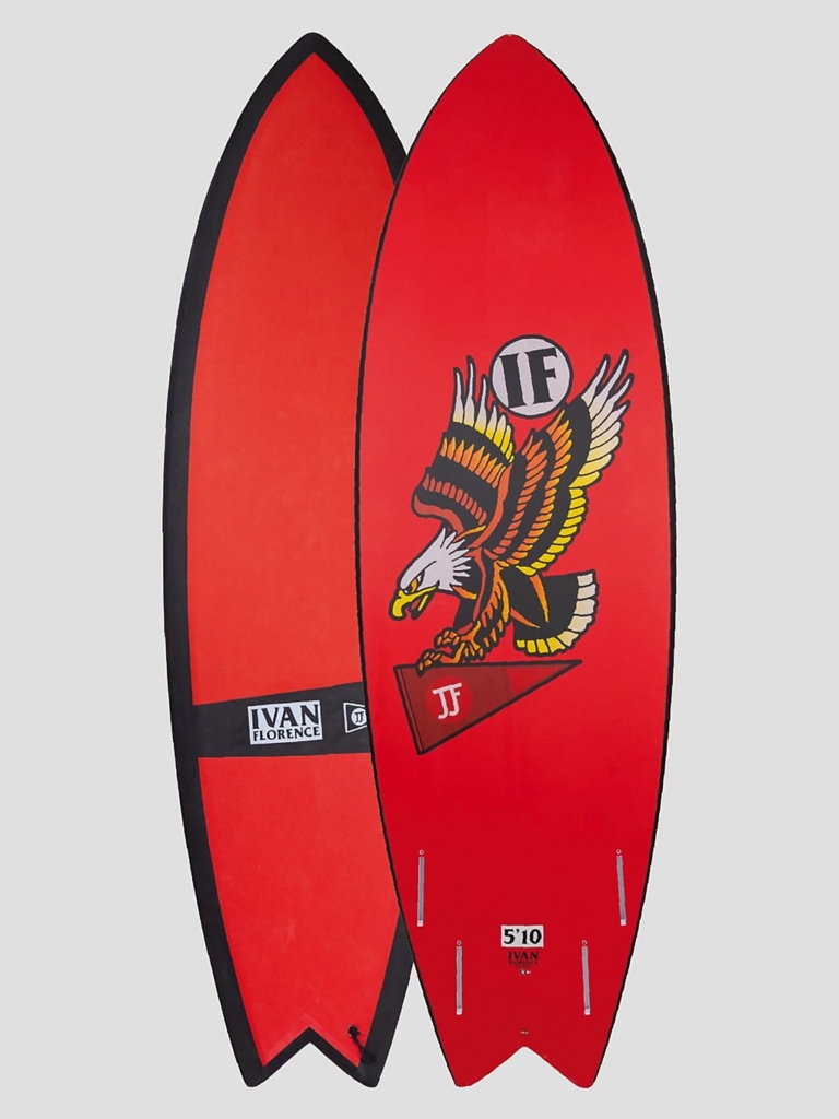 JJF by Pyzel Ivan Florence Astro Fish 5’6 Surfboard rood