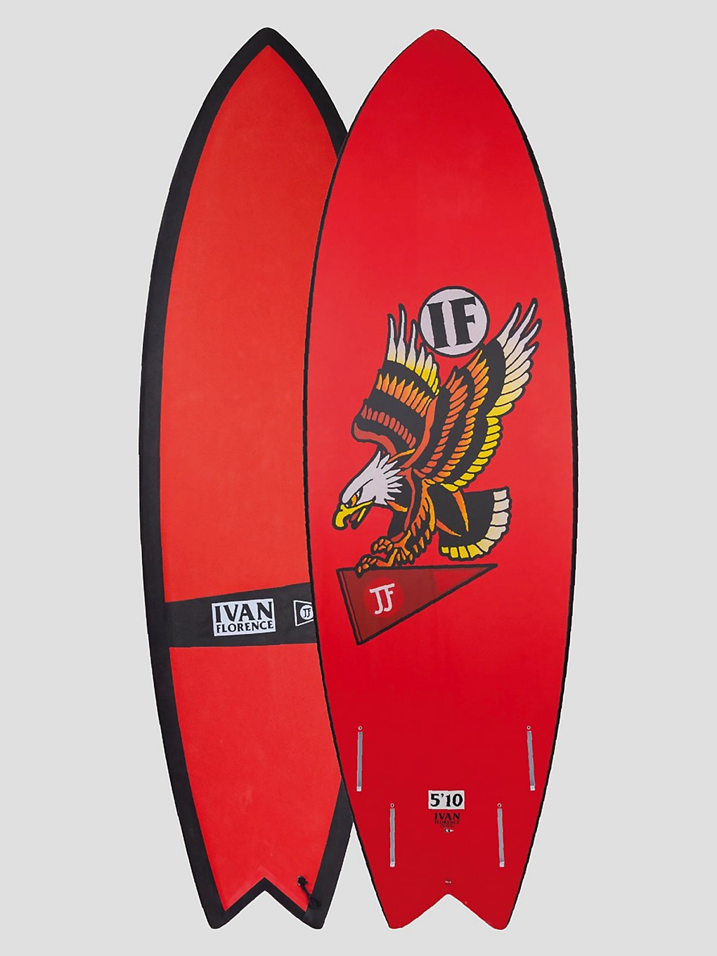 JJF by Pyzel Ivan Florence Astro Fish 5'6 Surfboard rood