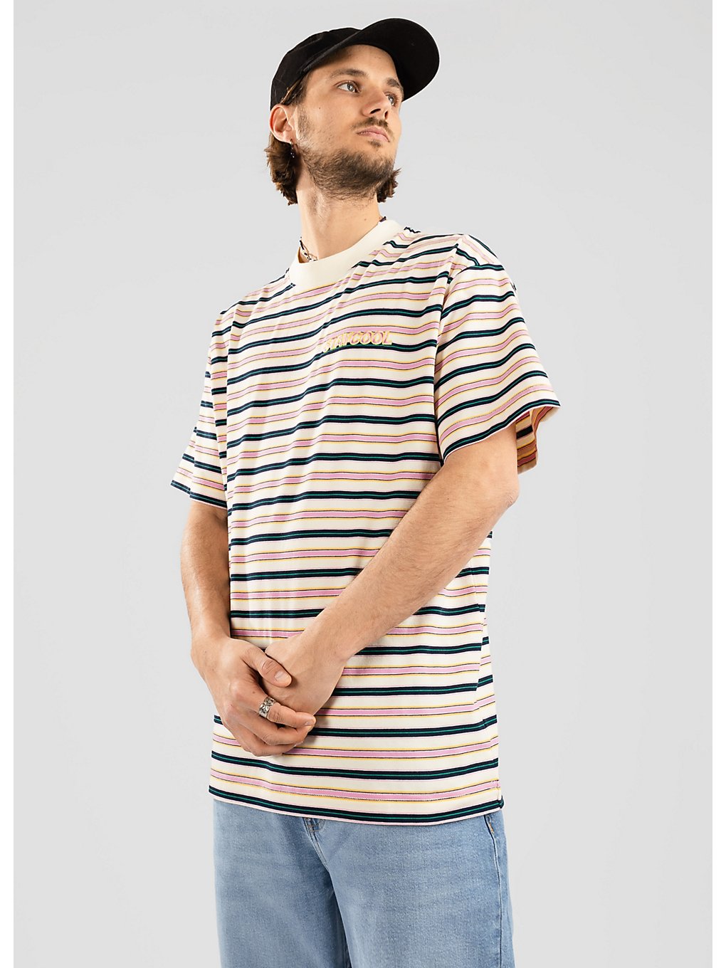 Staycoolnyc Bubblegum Striped T-Shirt patroon