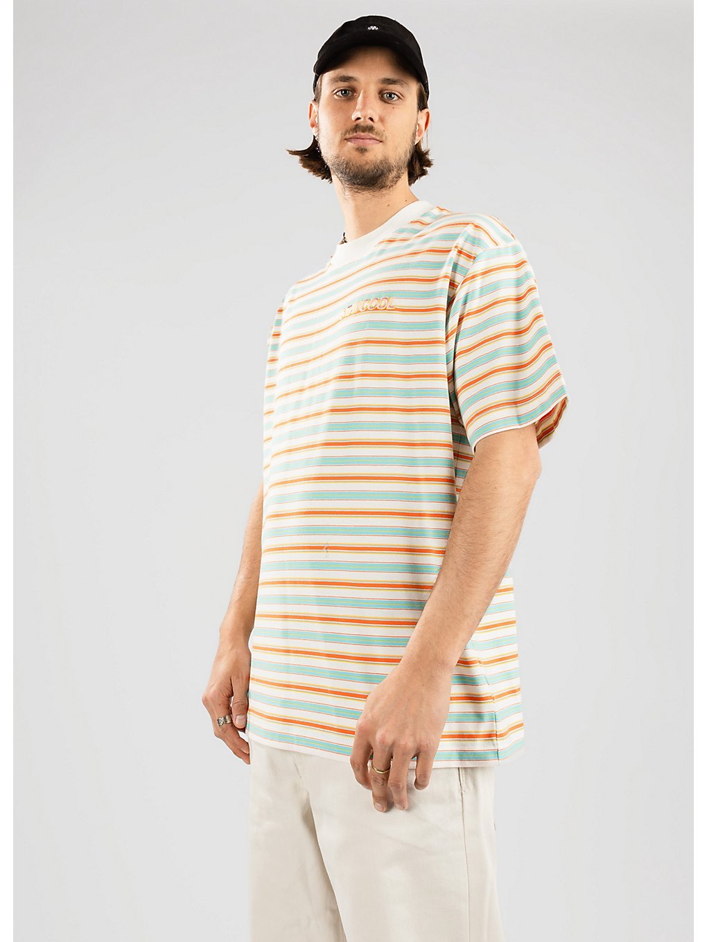 Staycoolnyc Caribbean Striped T-Shirt patroon