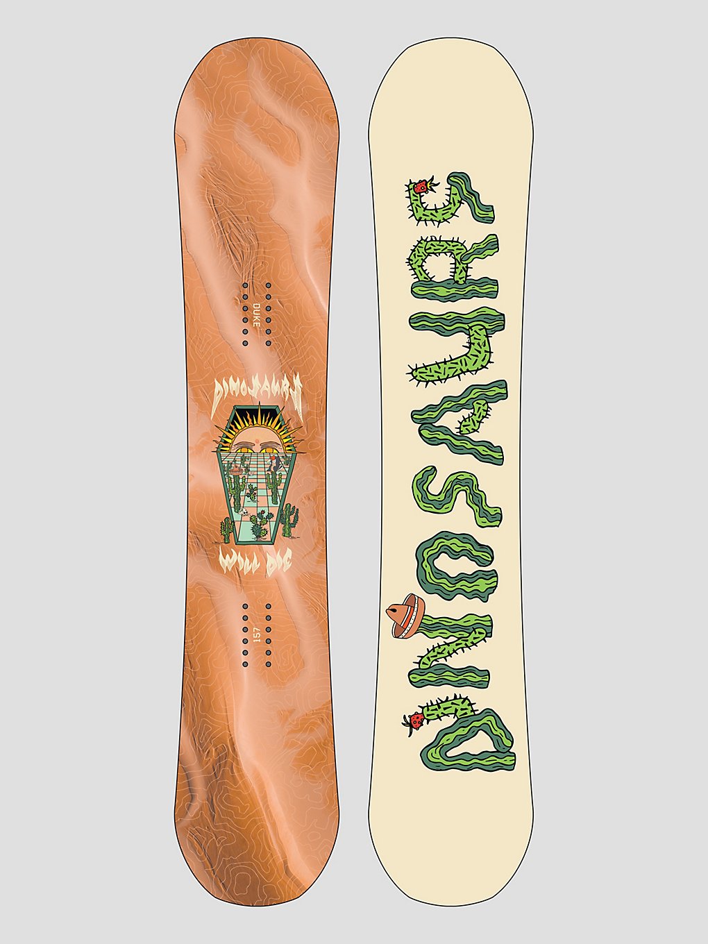 Dinosaurs Will Die Duke 157 Snowboard patroon