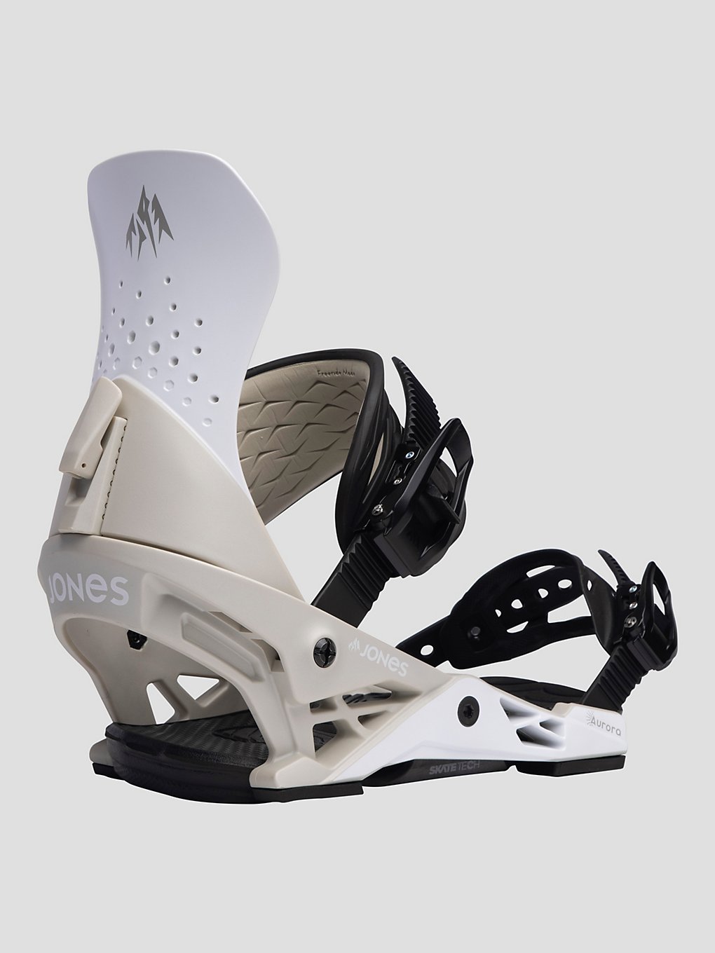 Jones Snowboards Aurora Snowboard bindingen wit