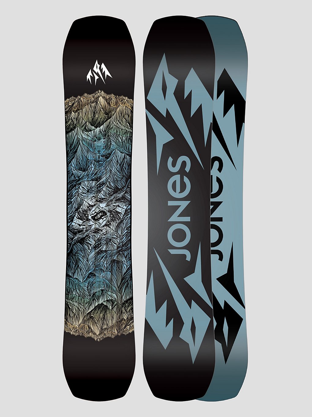 Jones Snowboards Mountain Twin Snowboard zwart