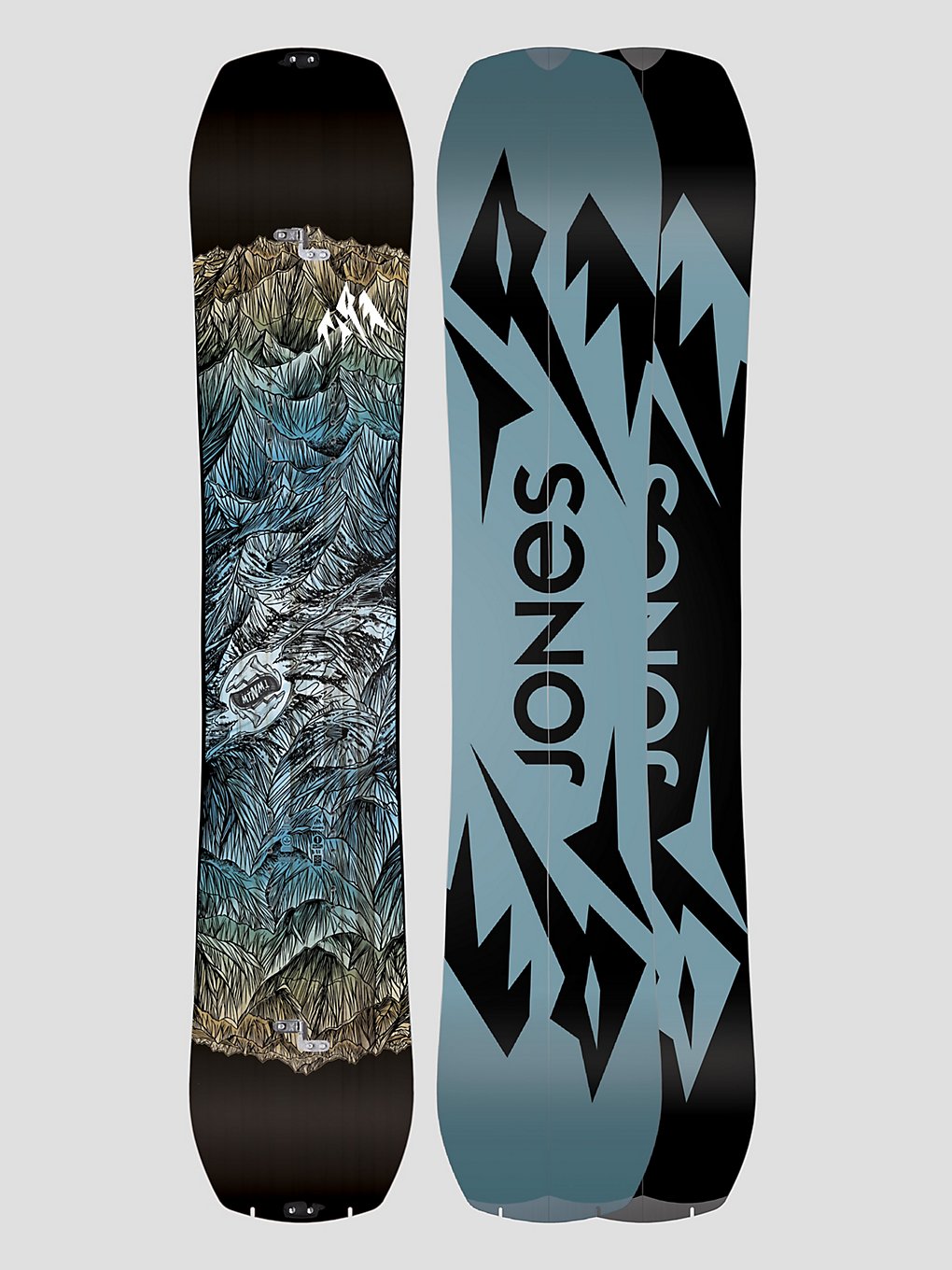 Jones Snowboards Mountain Twin Splitboard zwart