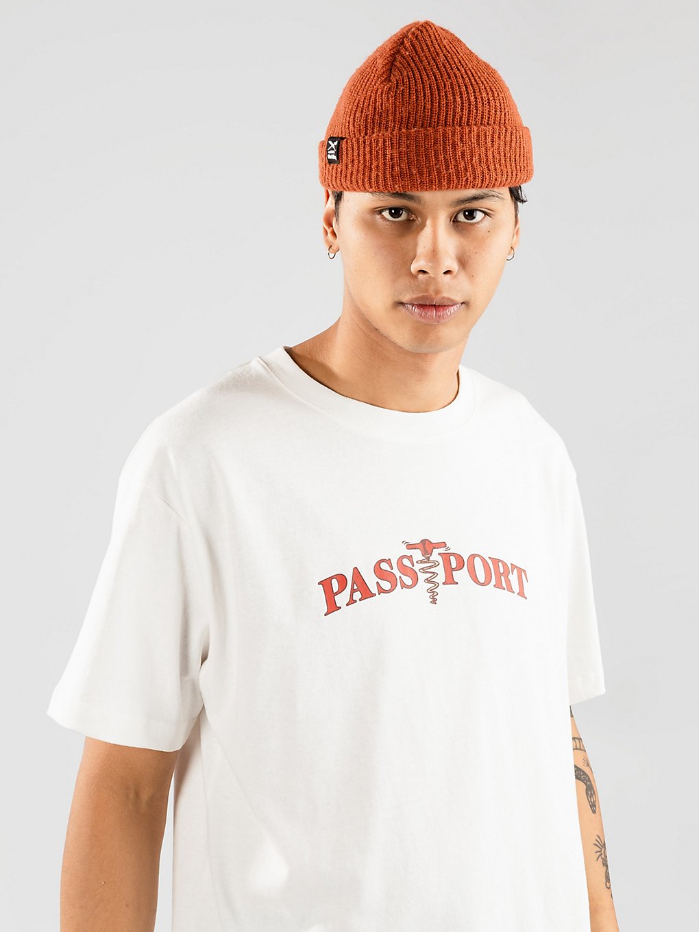 Pass Port Corkscrew T-Shirt wit