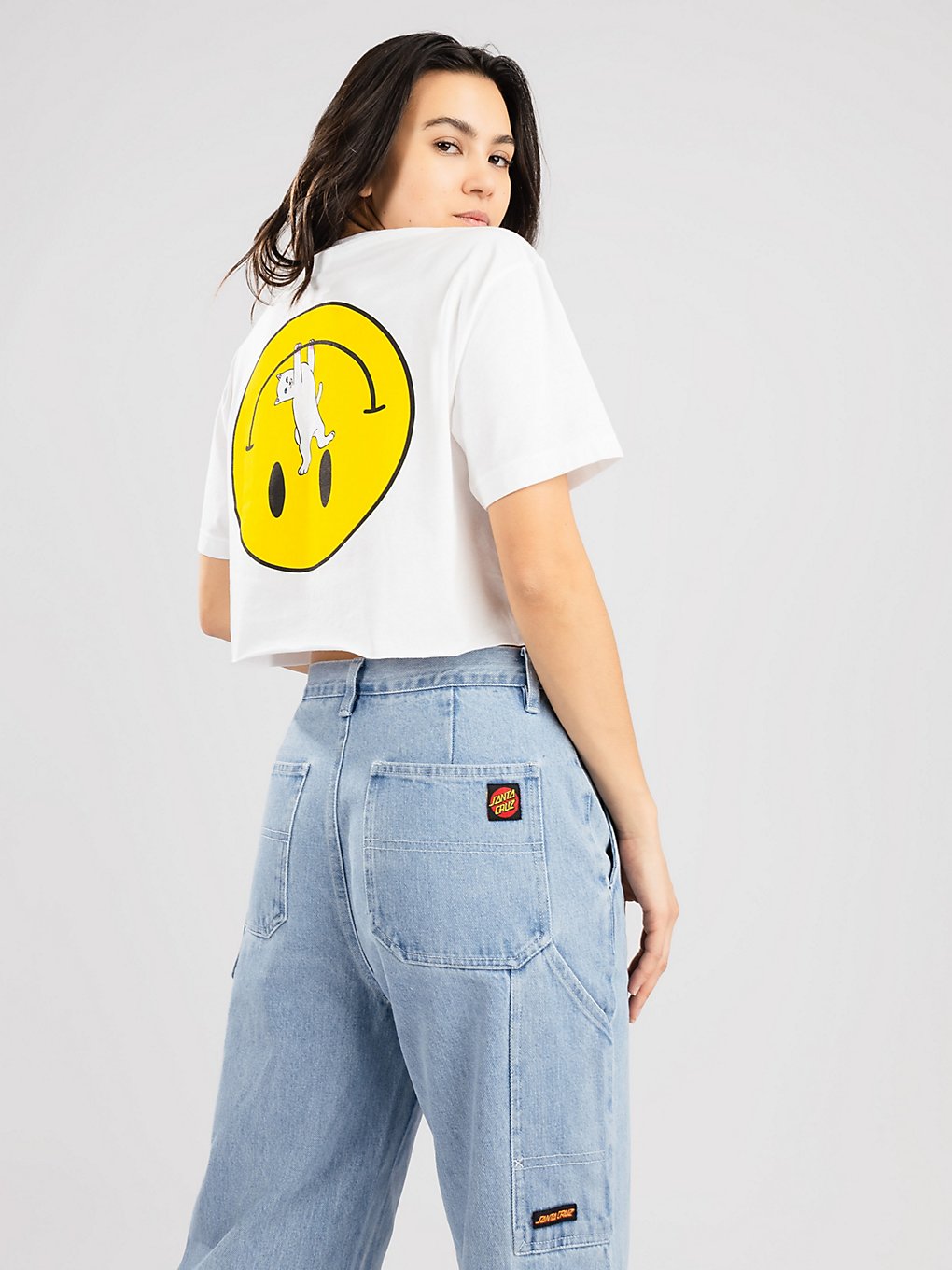 RIPNDIP Everything Will Be Okay Cropped Baby T-Shirt wit