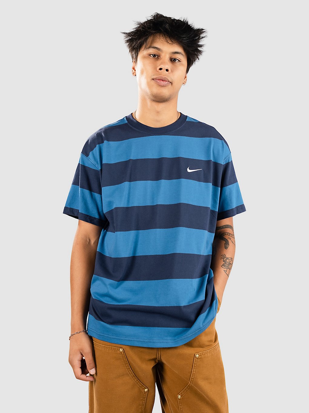 Nike Stripe T-Shirt blauw