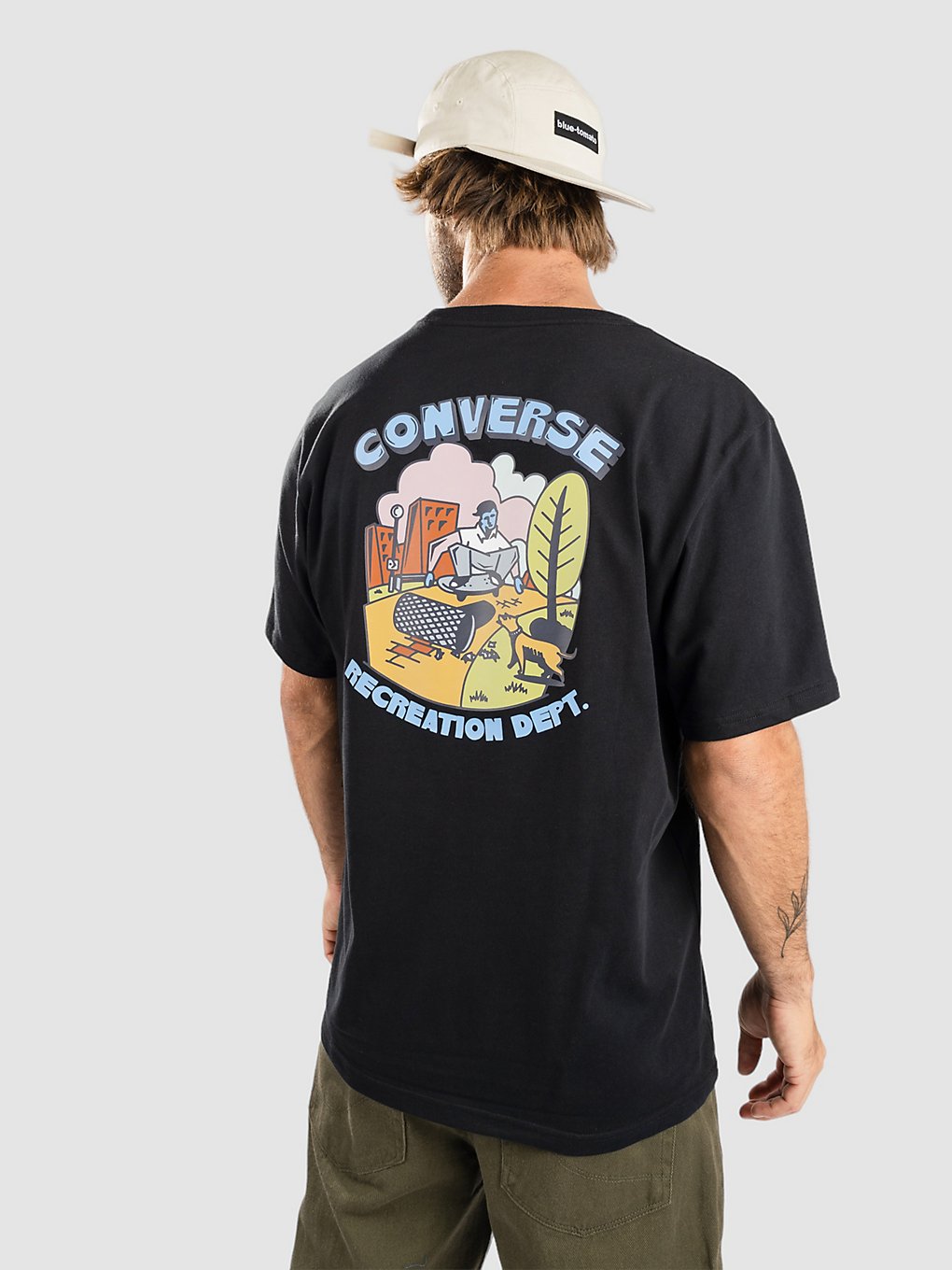 Converse Recreation Department Graphic T-Shirt zwart