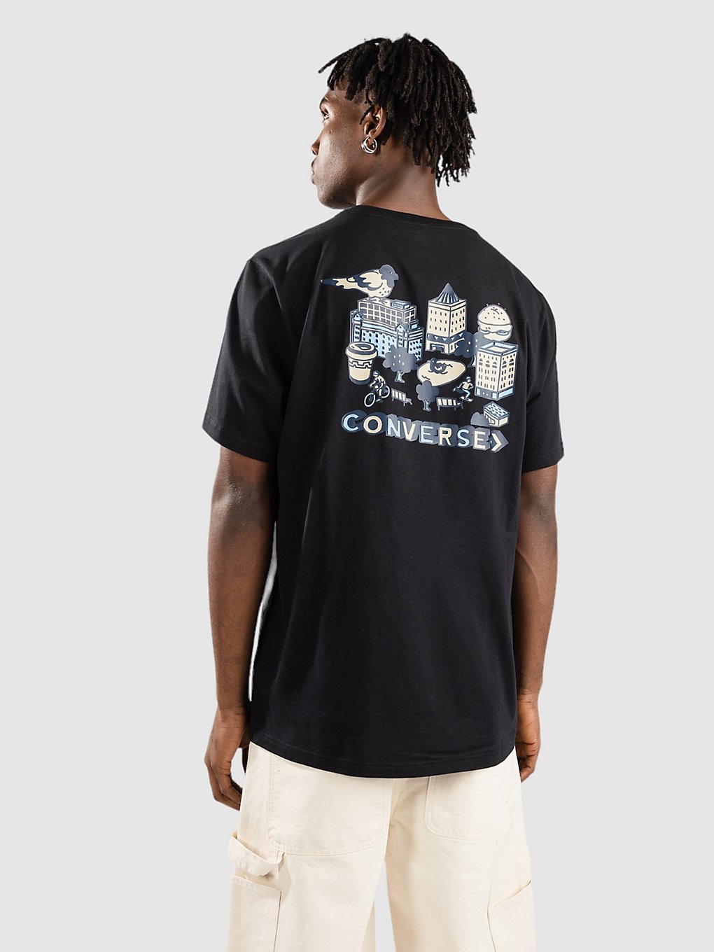 Converse City Tour Graphic T-Shirt zwart