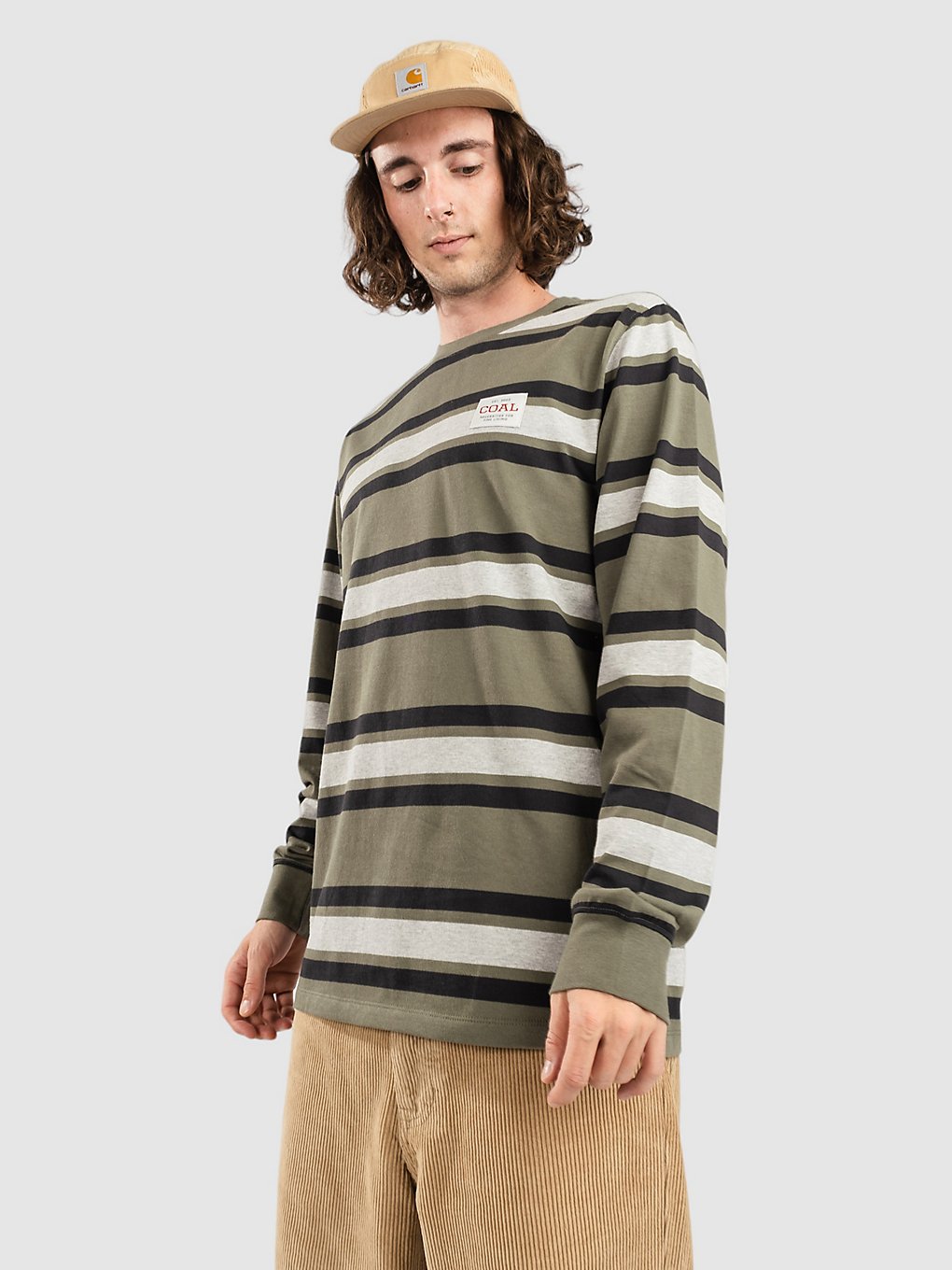 Coal Uniform Stripe Longsleeve patroon