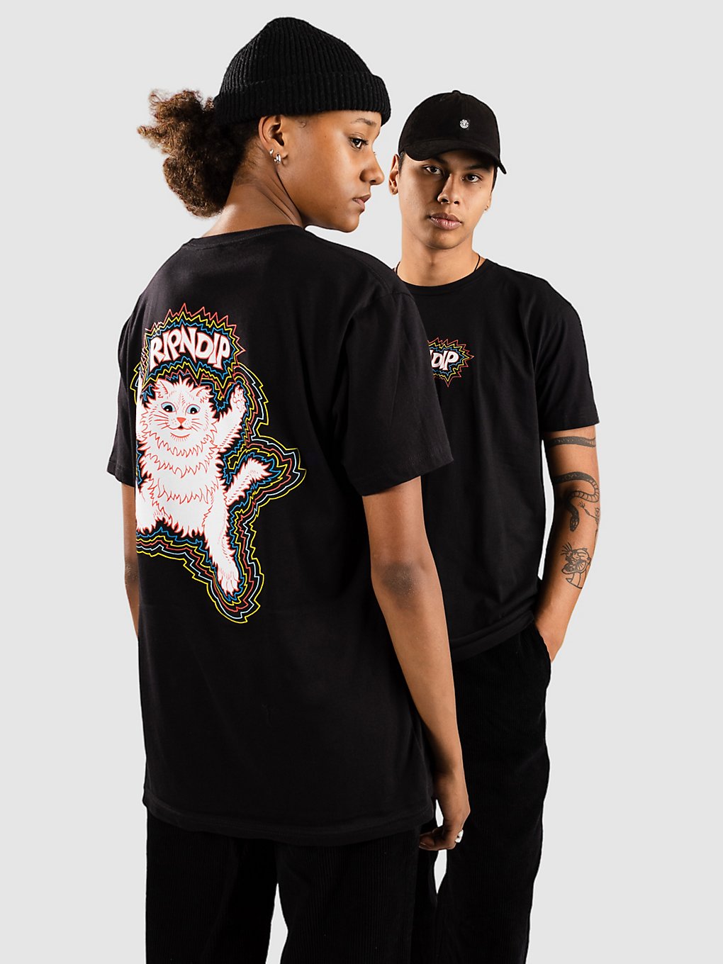 RIPNDIP Big Pussy Energy T-Shirt zwart