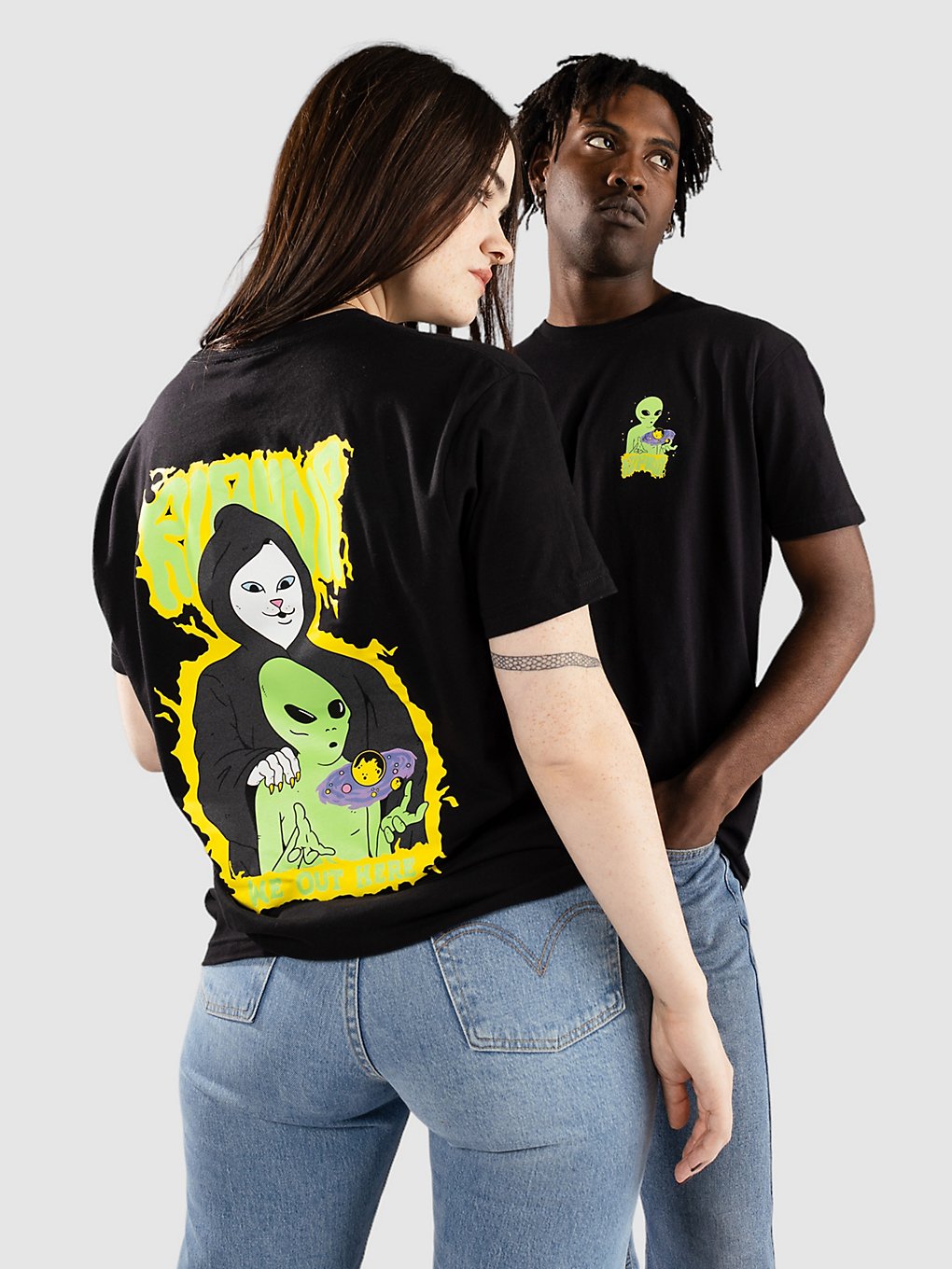 RIPNDIP Mind Wrap T-Shirt zwart