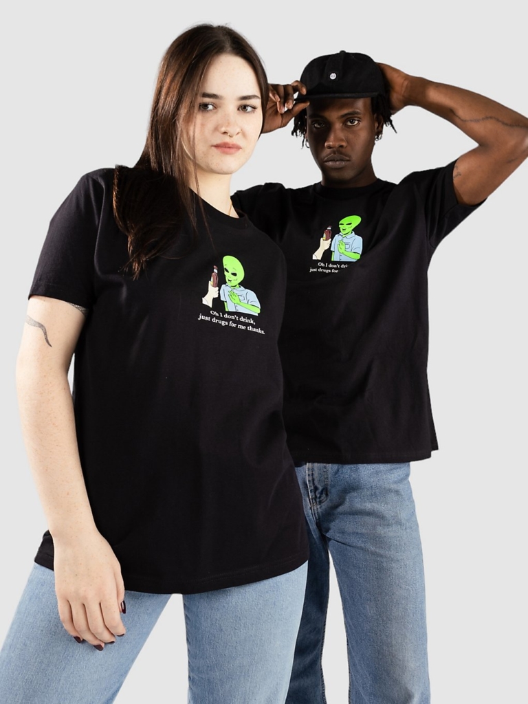 RIPNDIP I Don’T Drink T-Shirt zwart