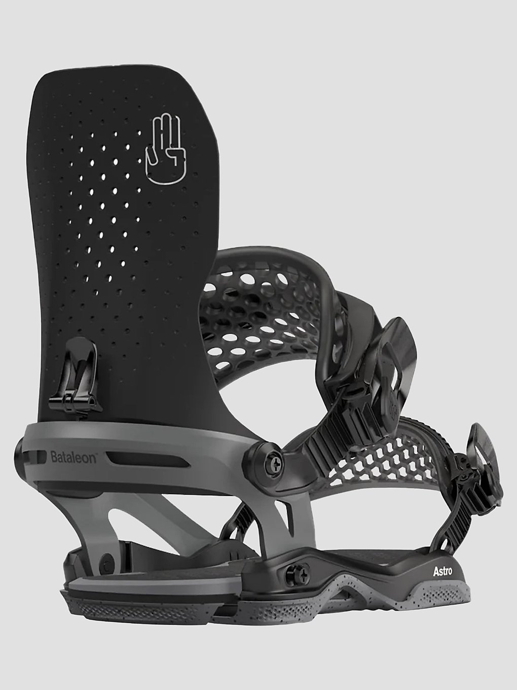 Bataleon Astro Asymwrap 2024 Snowboard bindingen zwart