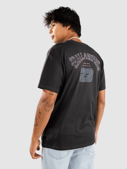 Billabong Theme Arch T-Shirt zwart