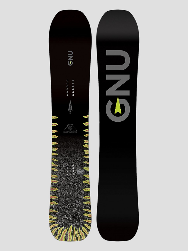 Gnu Banked Country 2024 Snowboard patroon