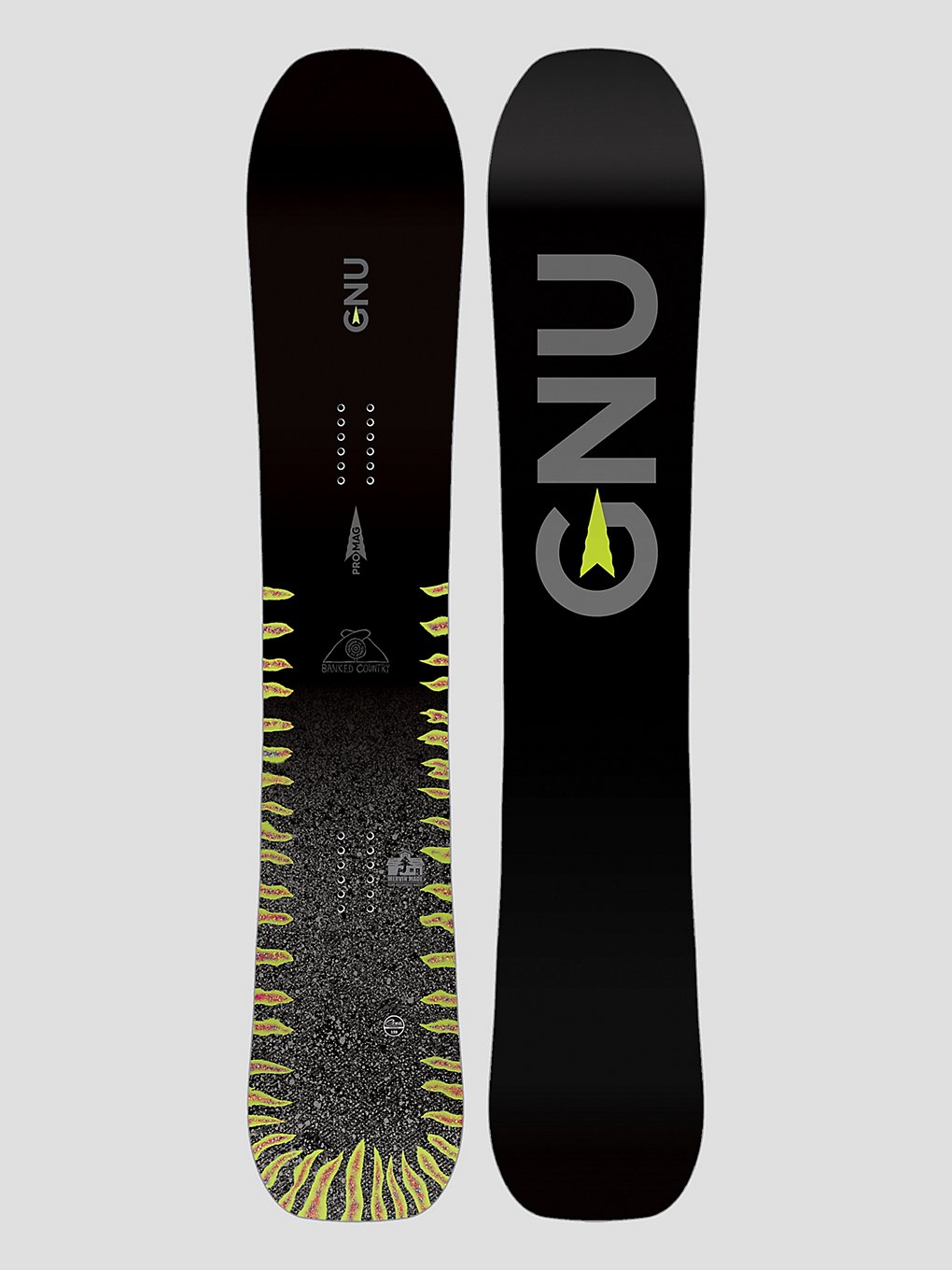 Gnu Banked Country 2024 Snowboard patroon