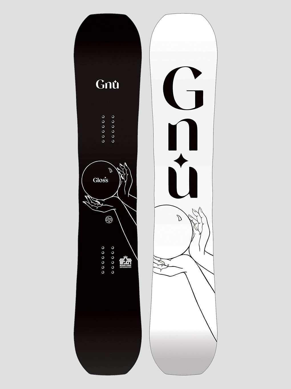 Gnu Gloss 2024 Snowboard patroon