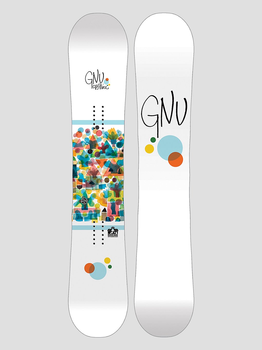 Gnu B Nice 2024 Snowboard patroon