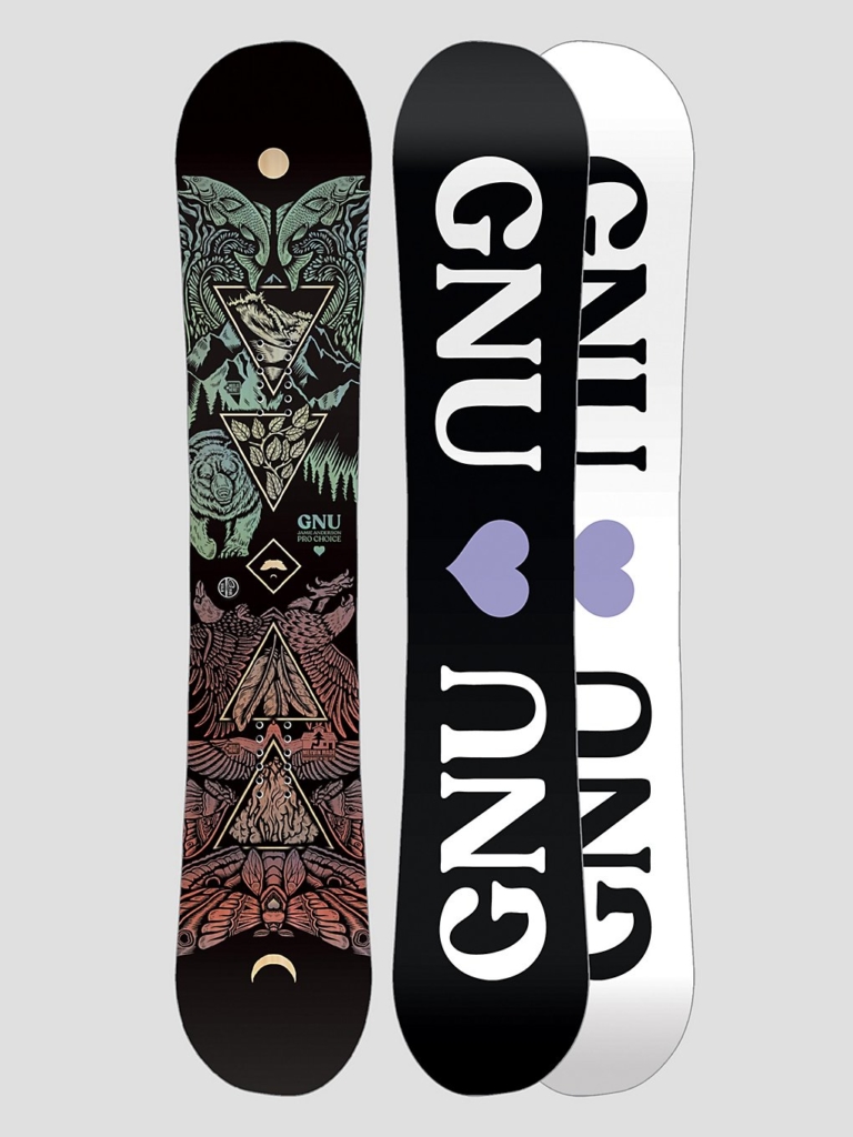 Gnu Pro Choice 2024 Snowboard patroon