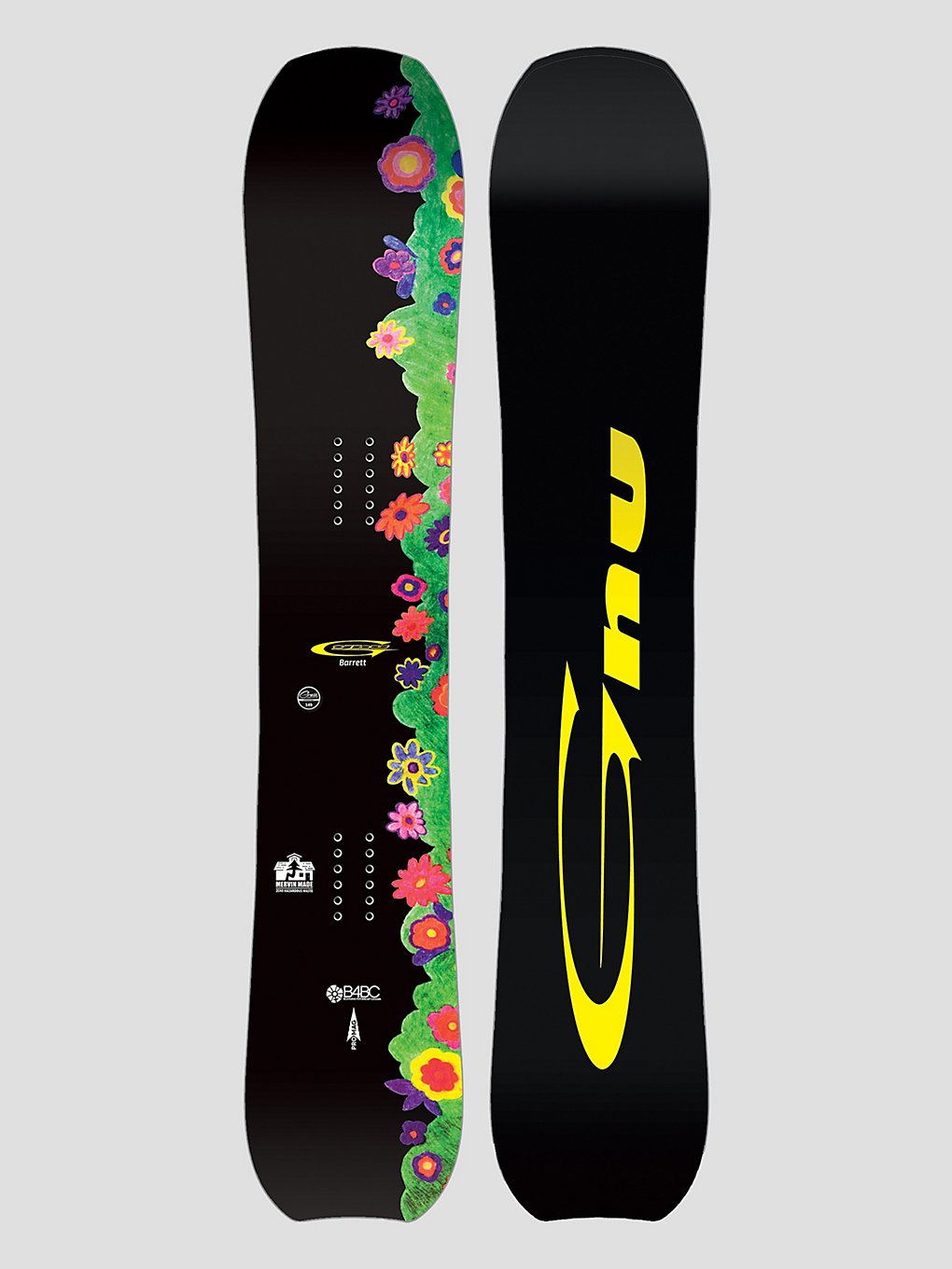 Gnu Barrett 2024 Snowboard patroon