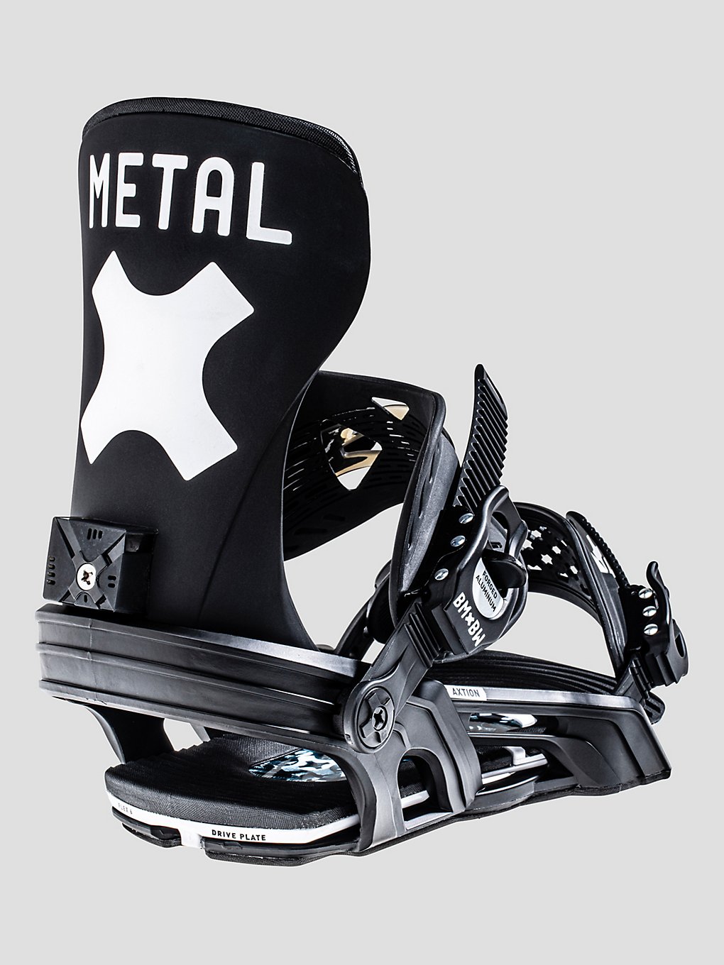 Bent Metal Axtion 2024 Snowboard bindingen zwart