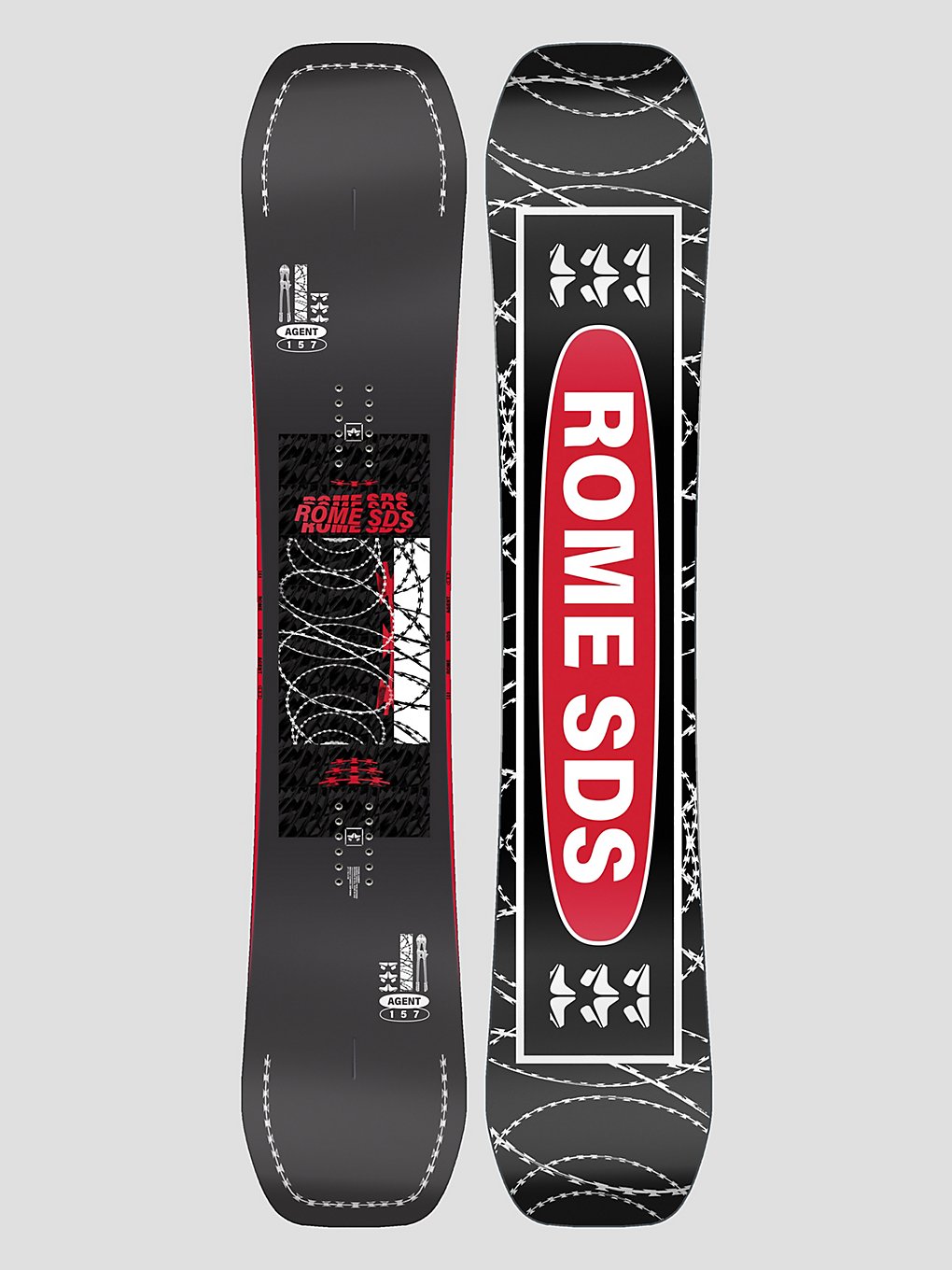Rome Agent Snowboard patroon