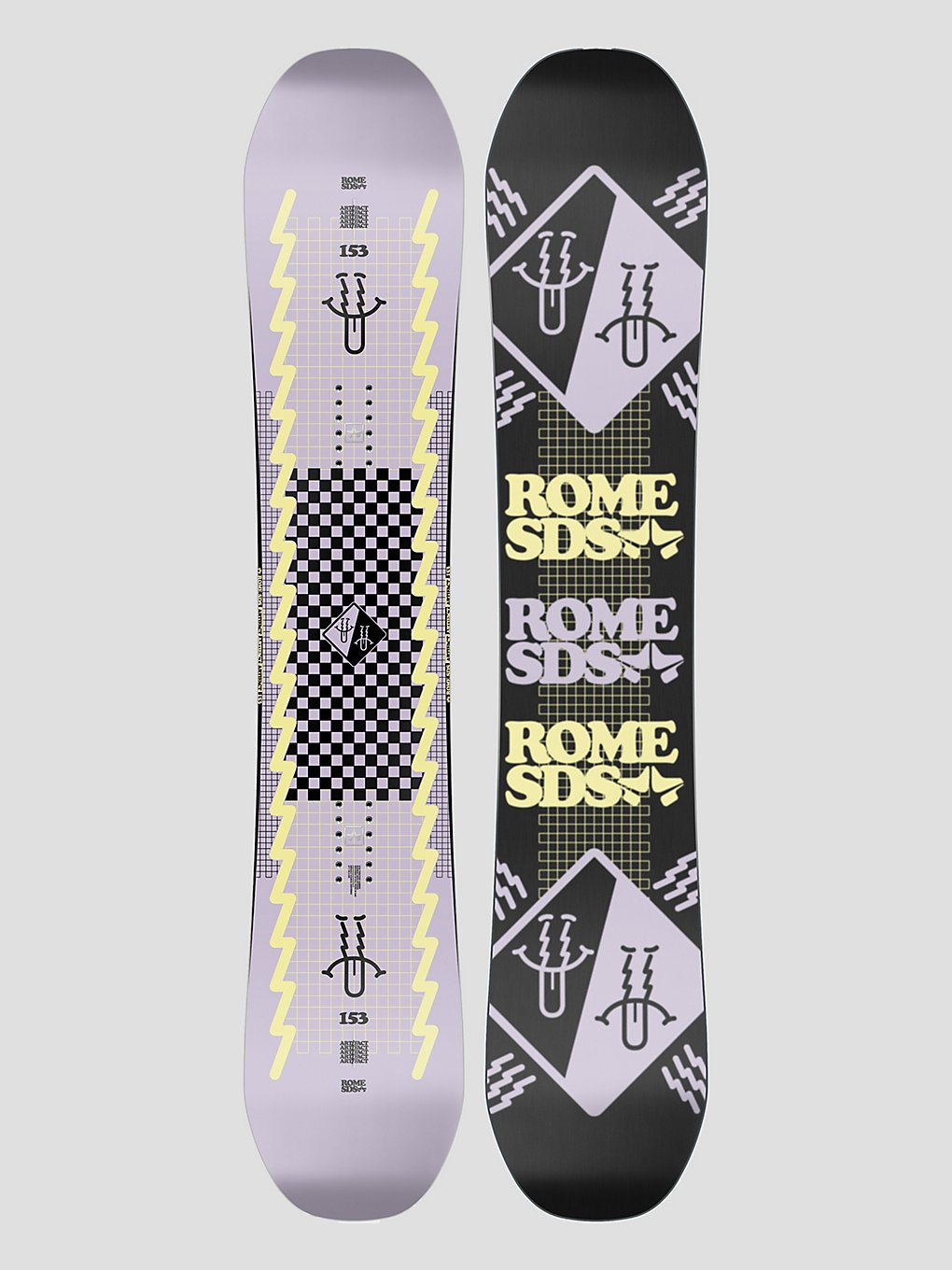 Rome Artifact Snowboard patroon