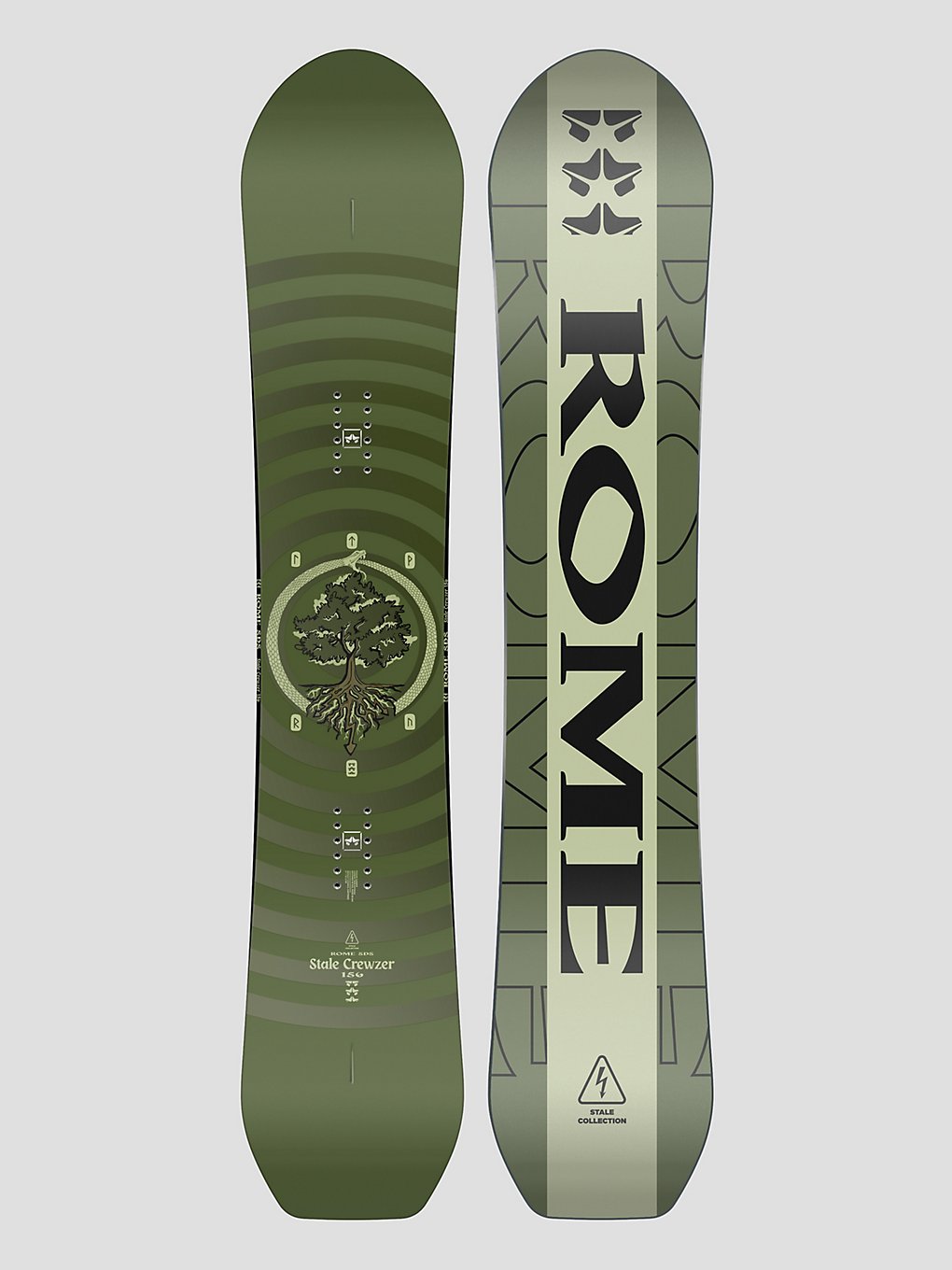 Rome Stale Crewzer Snowboard patroon