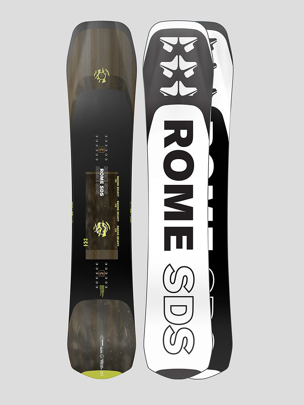 Rome Ravine Select Snowboard patroon