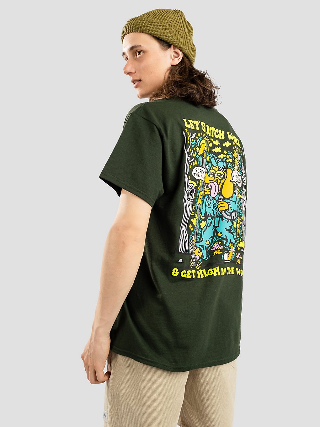 Killer Acid Field Trip T-Shirt groen