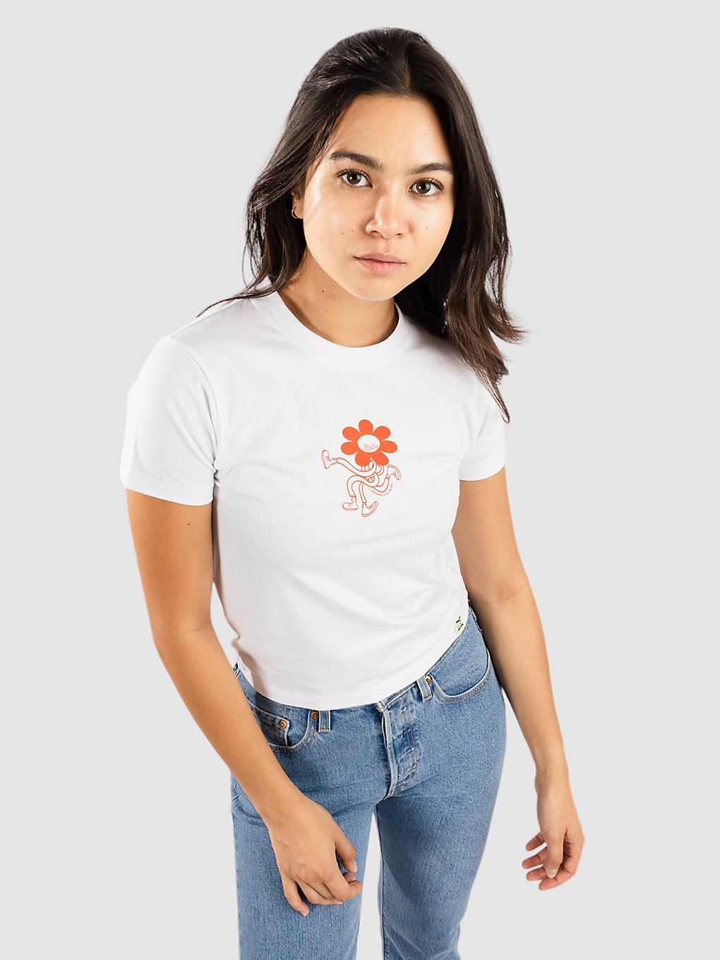 Iriedaily Flowermove T-Shirt wit