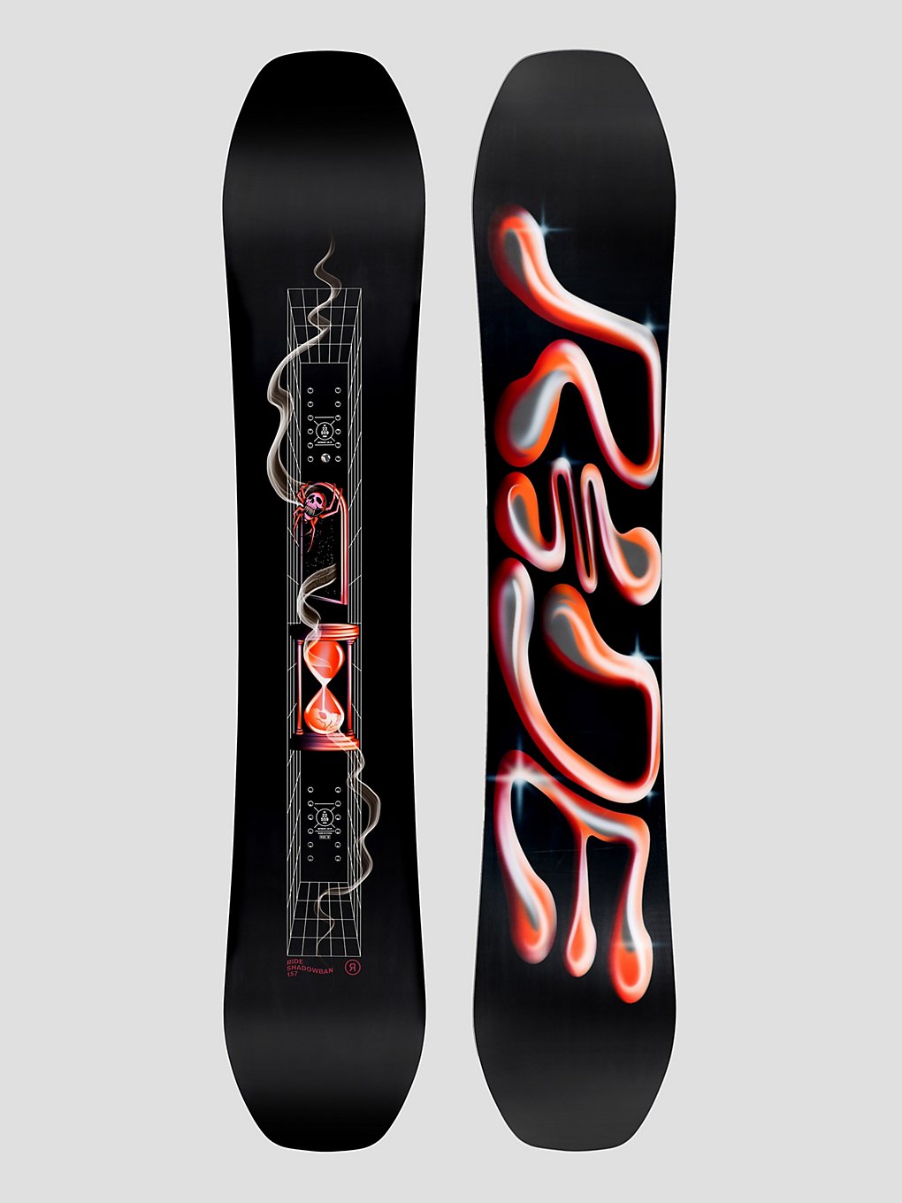 Ride Shadowban 2024 Snowboard patroon