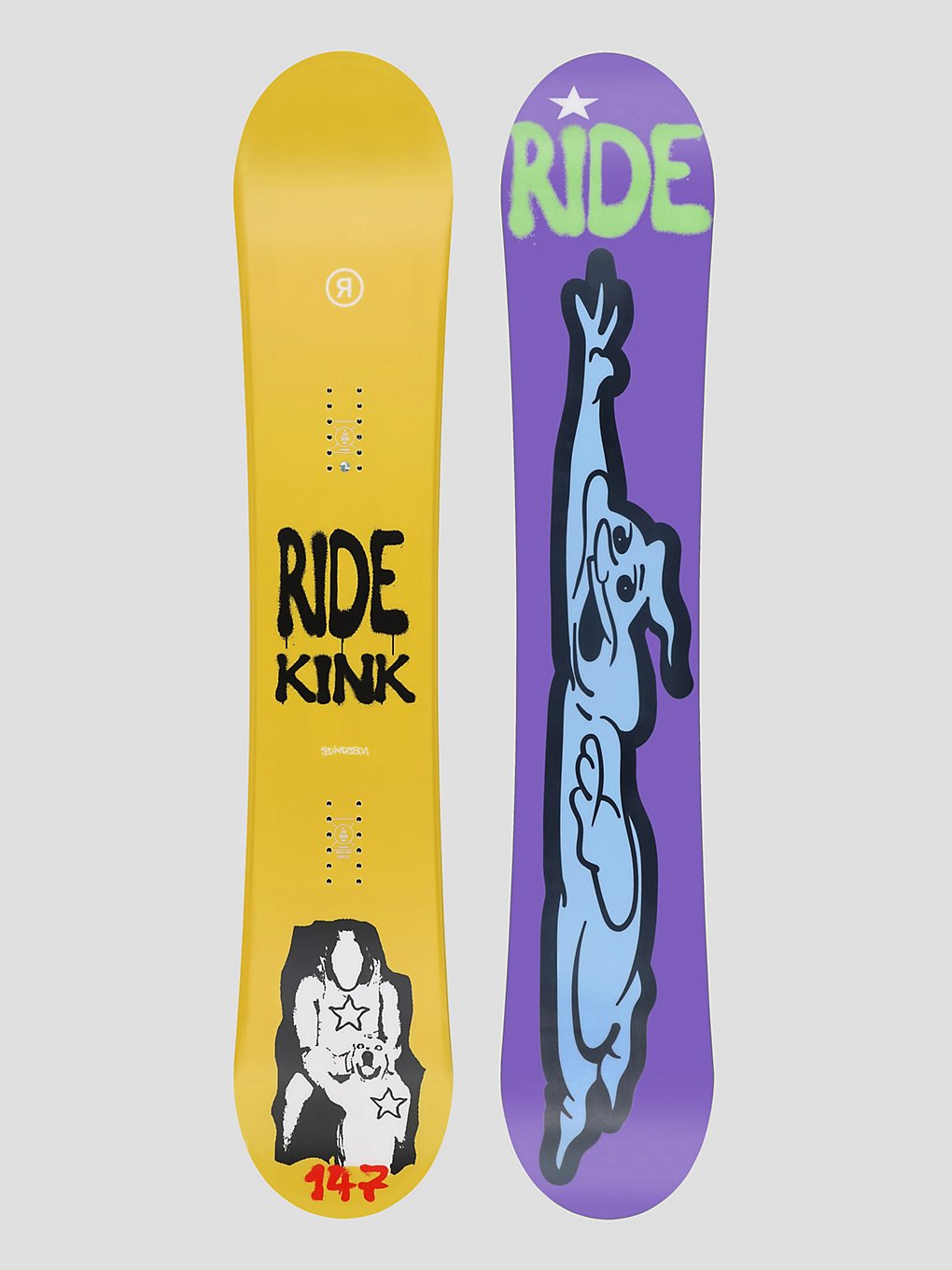 Ride Kink 2024 Snowboard patroon