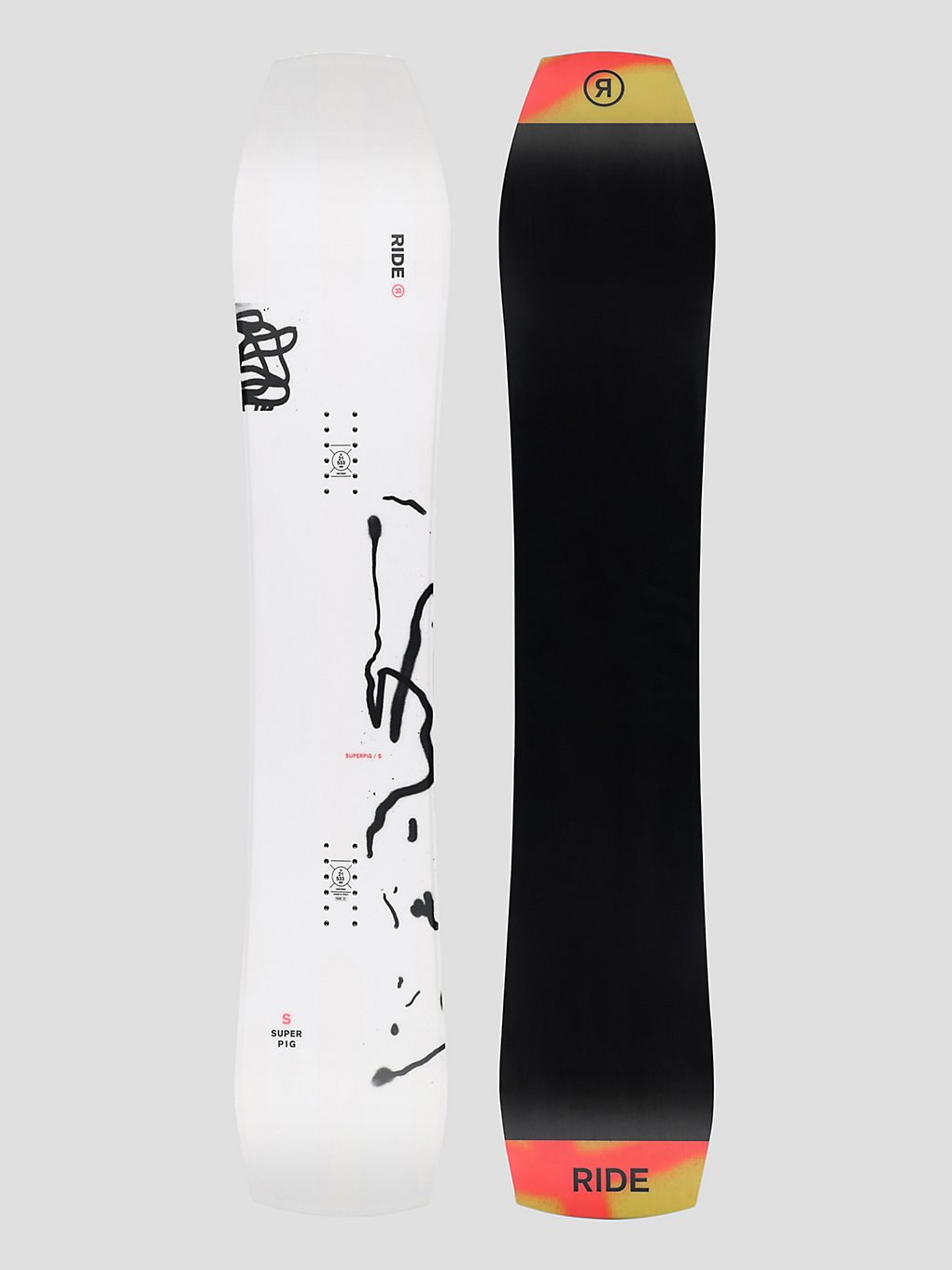 Ride Superpig 2024 Snowboard patroon