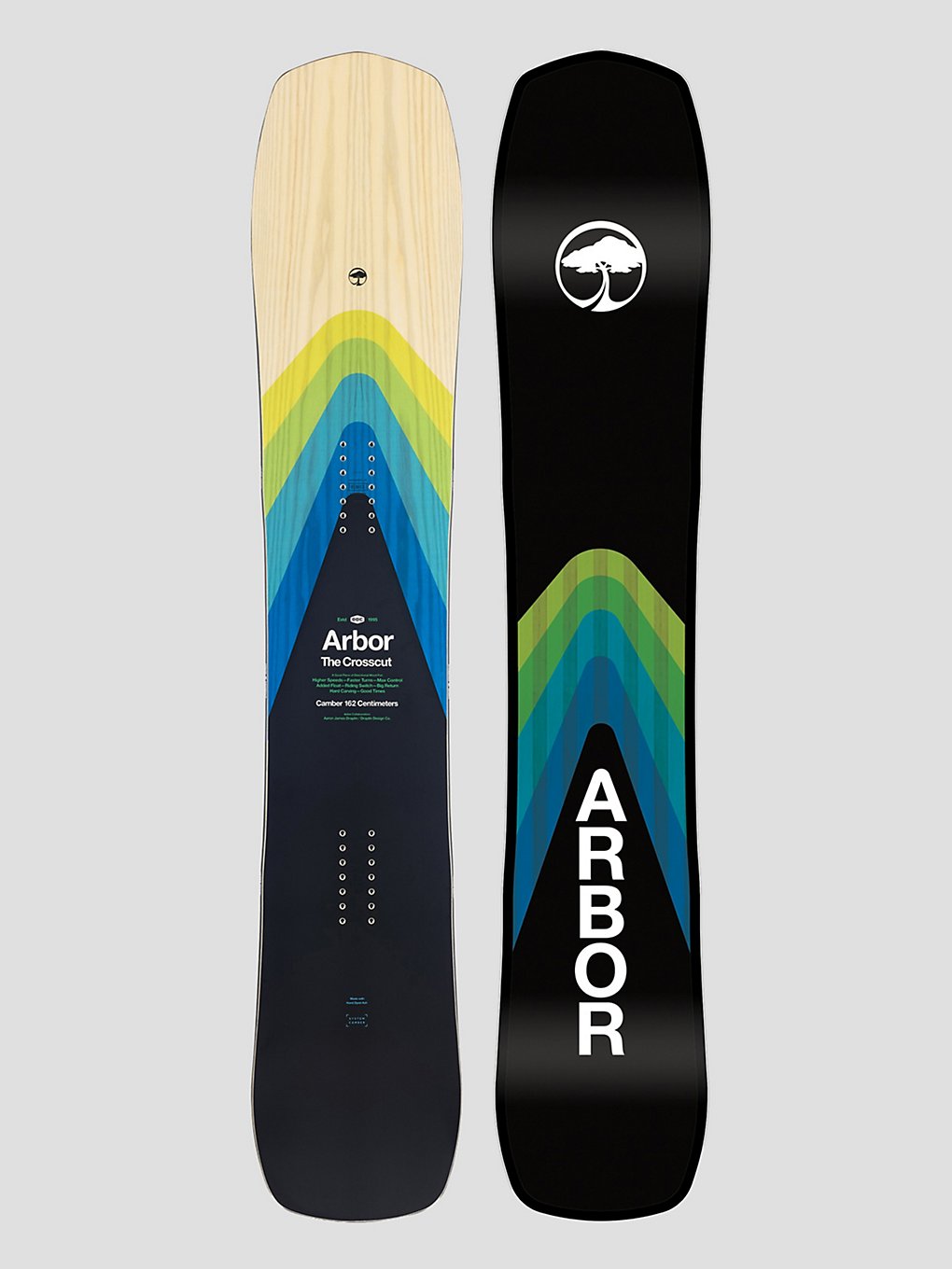 Arbor Crosscut Camber Mw 2024 Snowboard patroon
