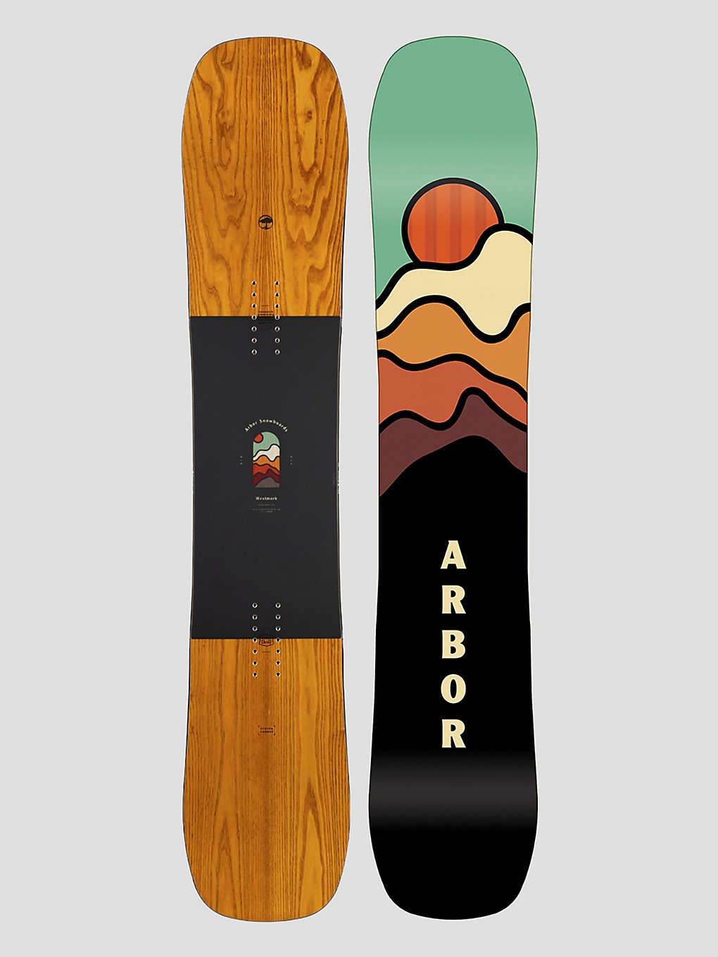 Arbor Westmark Camber Frank April 2024 Snowboard patroon