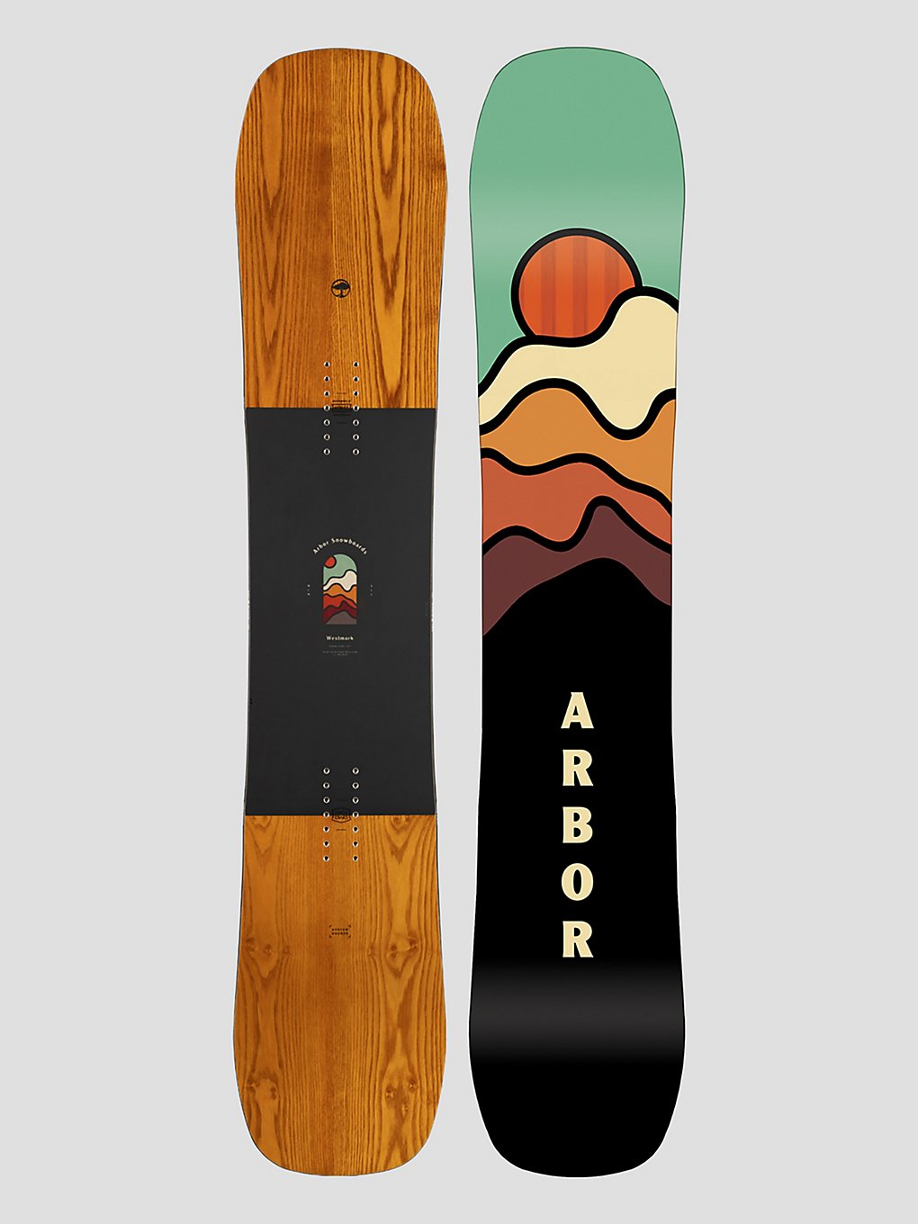 Arbor Westmark Rocker Frank April 2024 Snowboard patroon