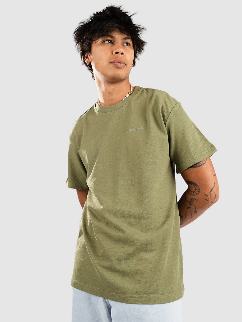 Anerkjendt Akkikki Structure T-Shirt groen