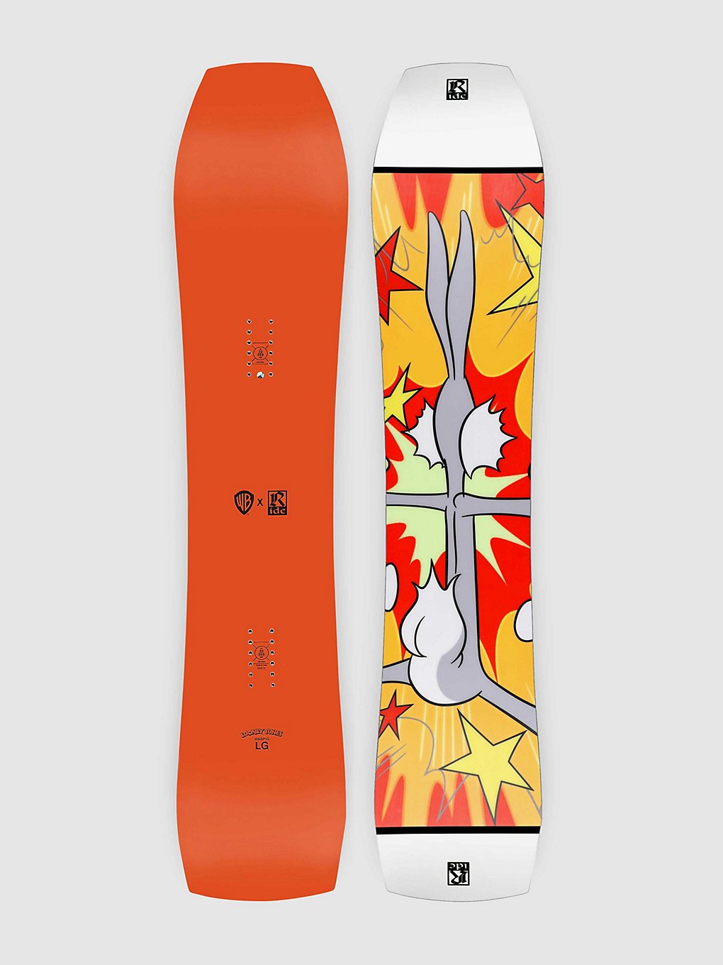 Ride Looney Tunes Warpig 2024 Snowboard patroon