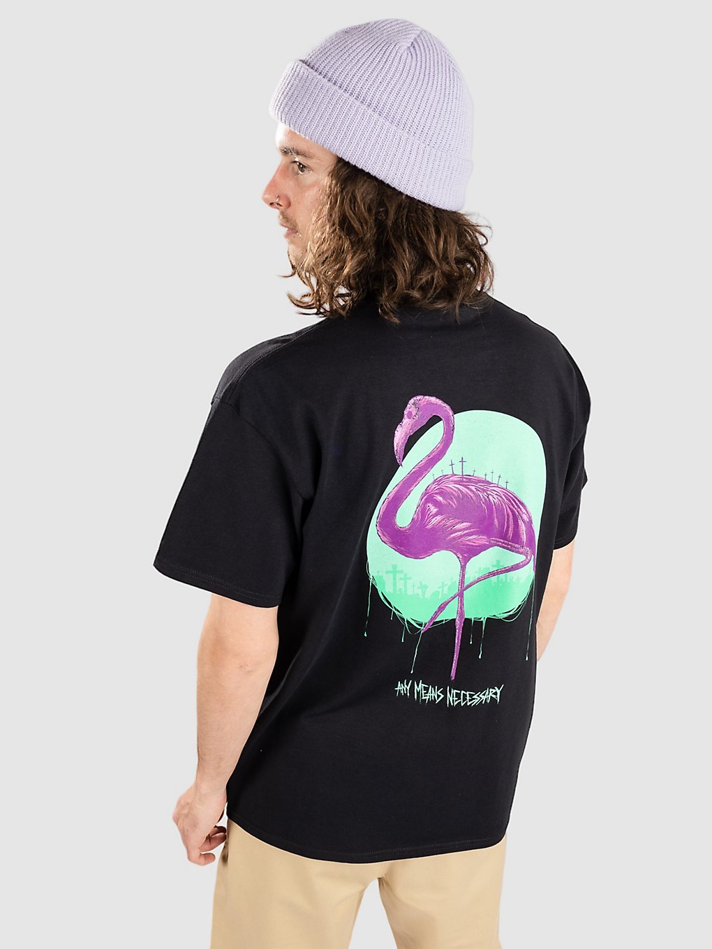 Any Means Necessary Vibes T-Shirt zwart