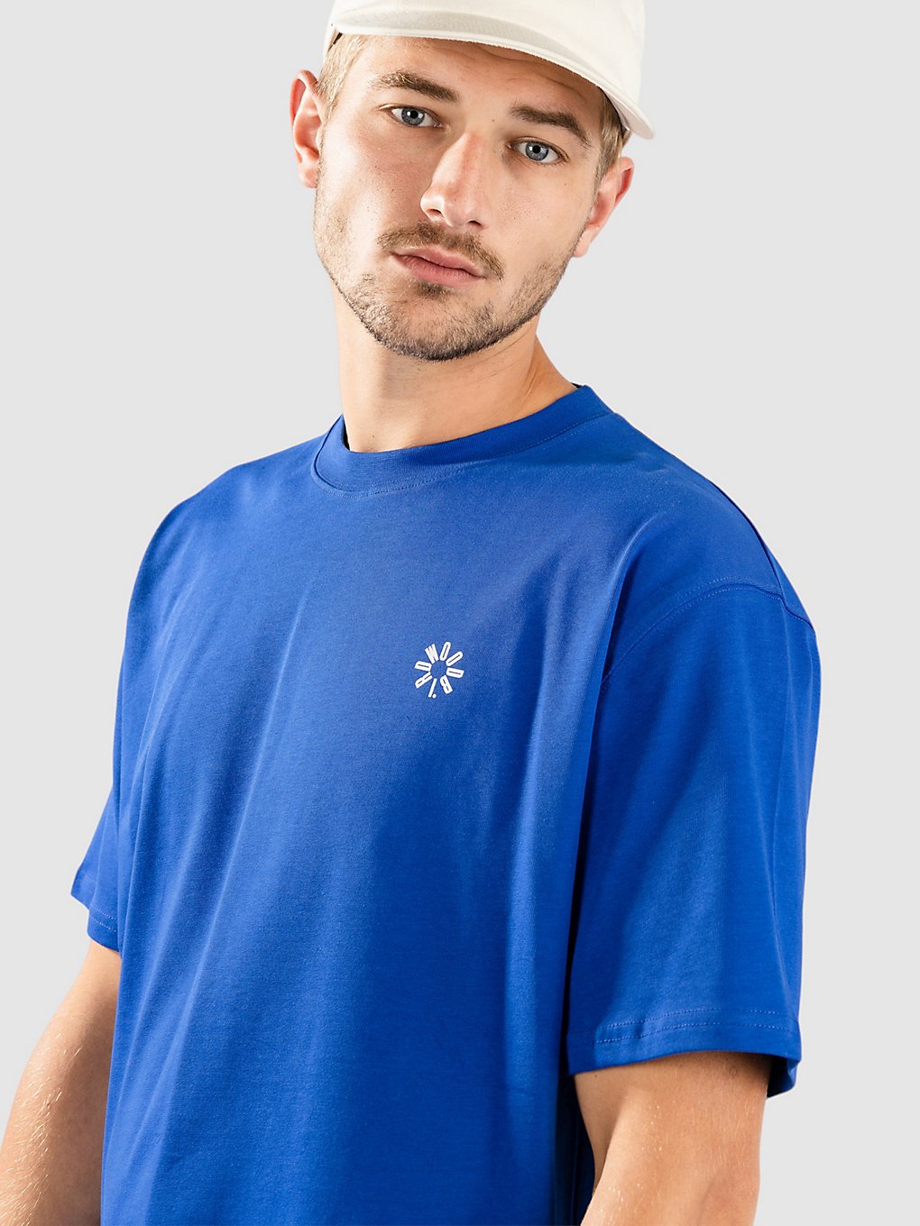 Woodbird Baine Star T-Shirt blauw
