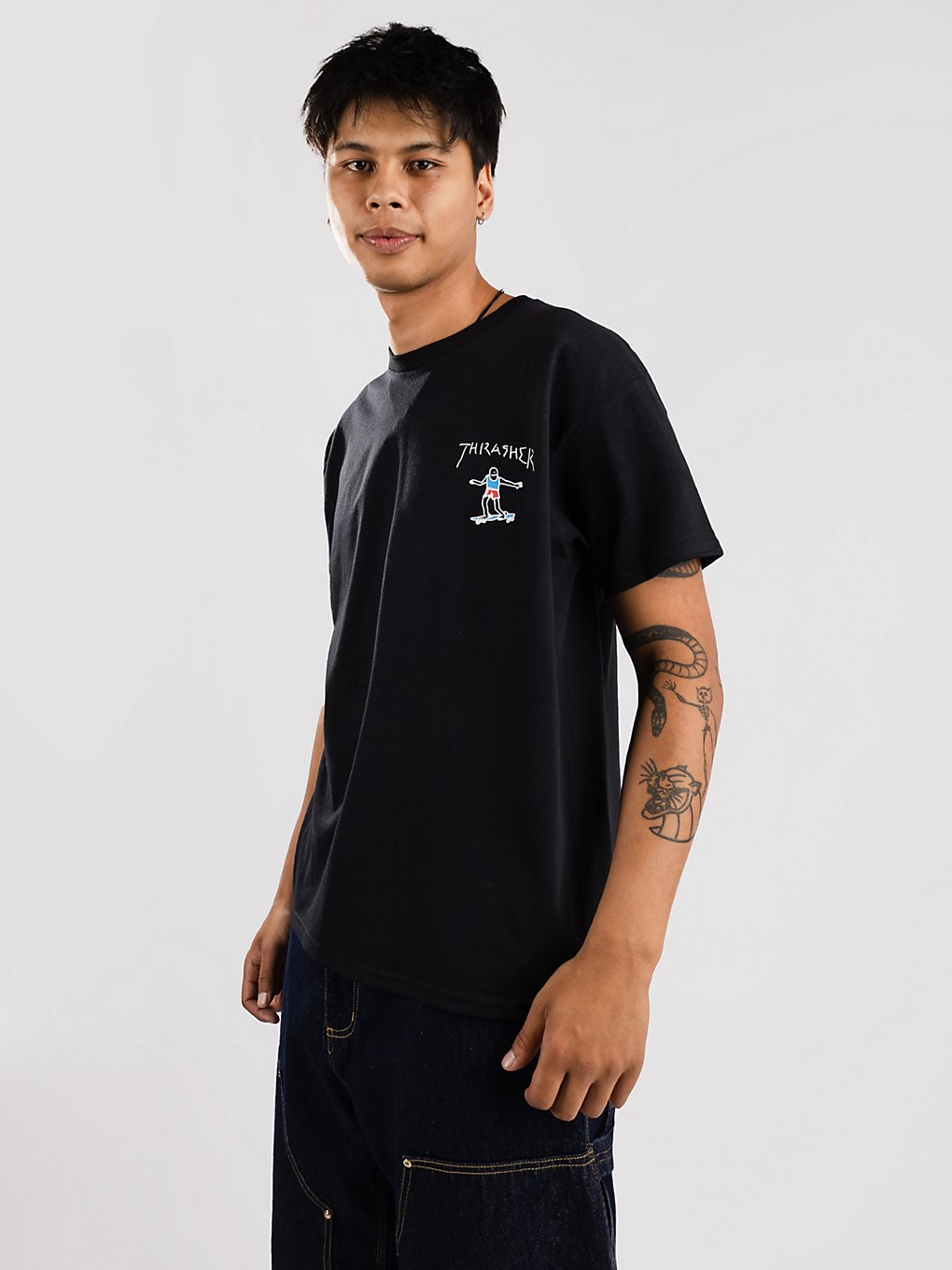 Thrasher Gonz Mini Logo T-Shirt zwart