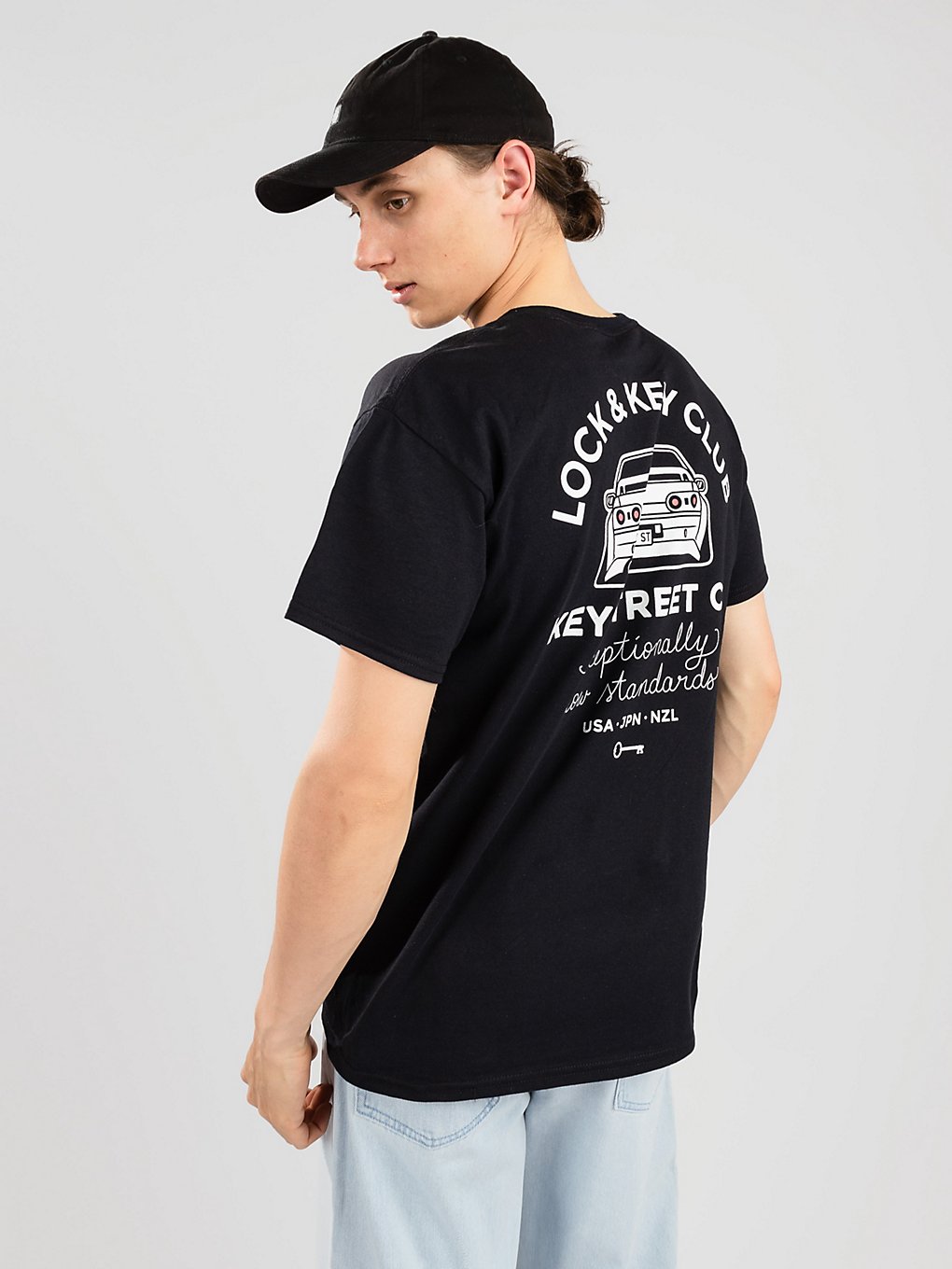 Key Street Car Club T-Shirt zwart