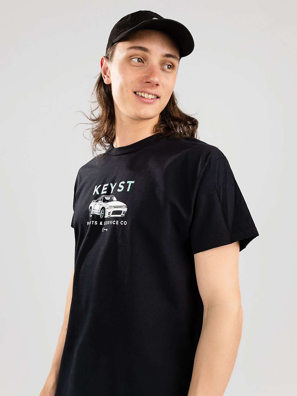 Key Street Parts And Service T-Shirt zwart