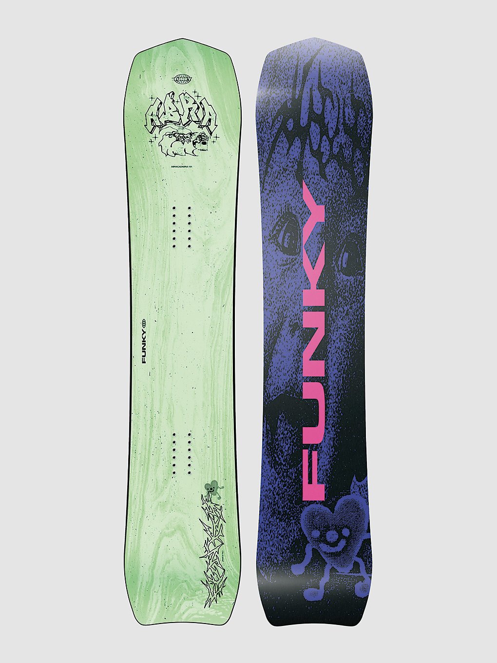 Funky Snowboards Abracadabra 2024 Snowboard patroon