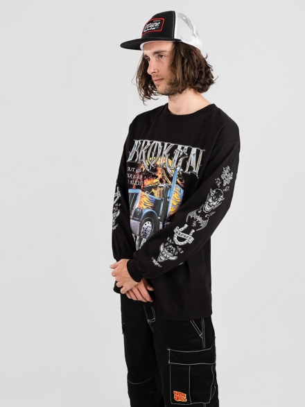 Broken Promises No Rules Longsleeve zwart